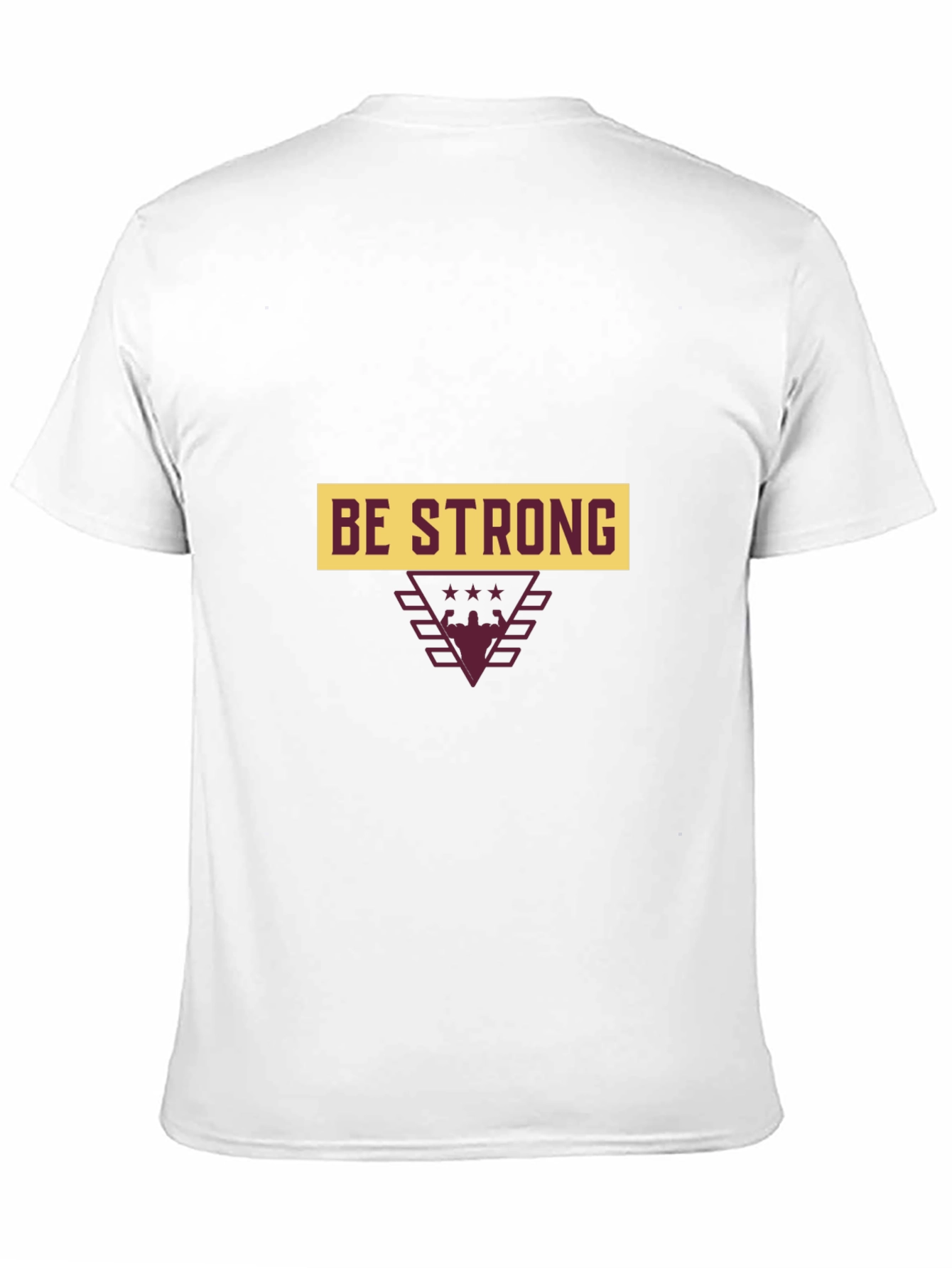 Be Strong Graphic Tee - Black Cotton