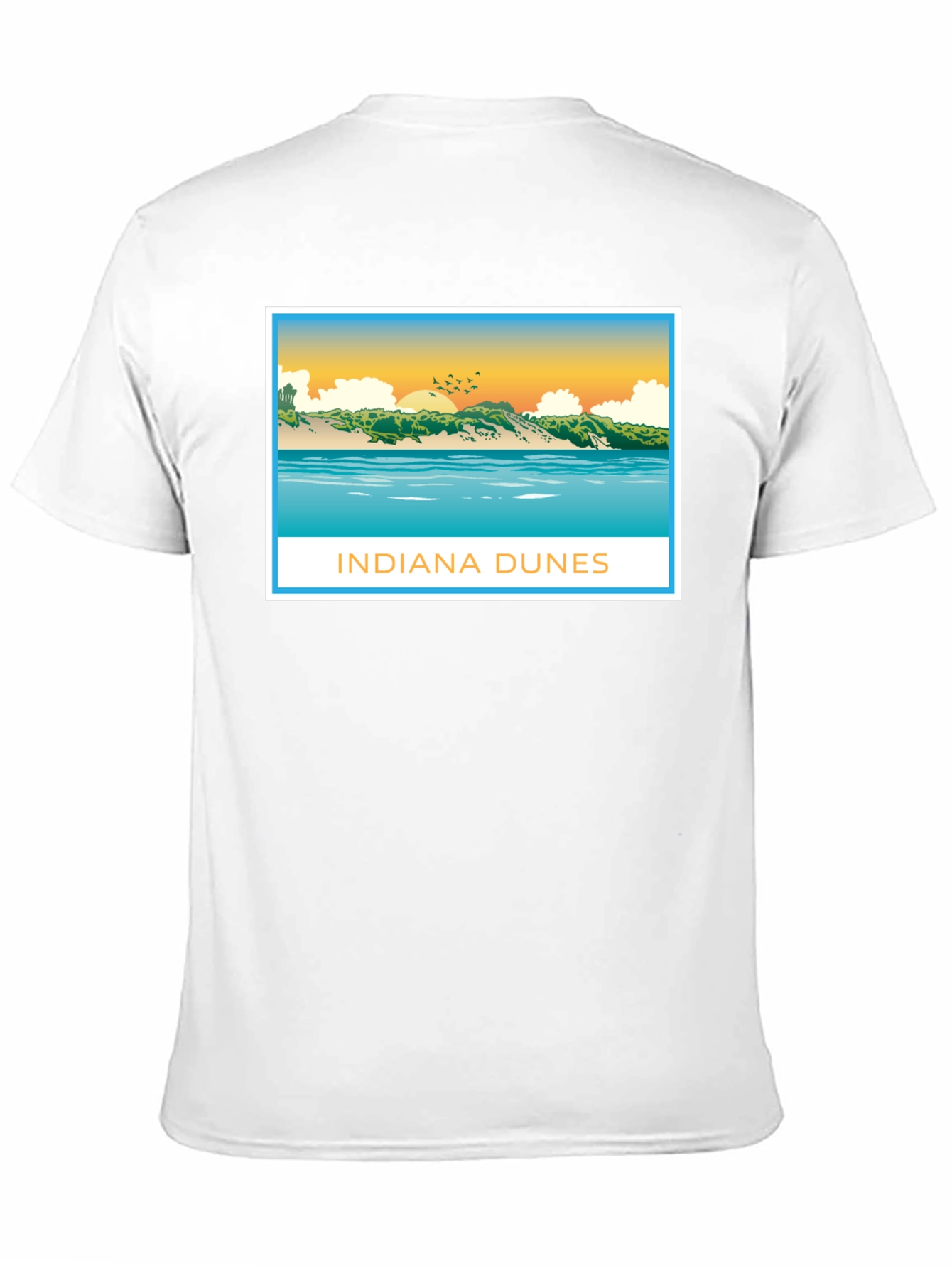 Indiana Dunes Graphic Tee - Black