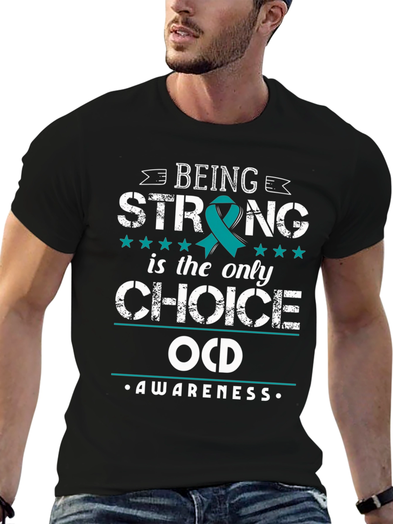 OCD Awareness Graphic Tee - Being Strong Choice T-Shirt