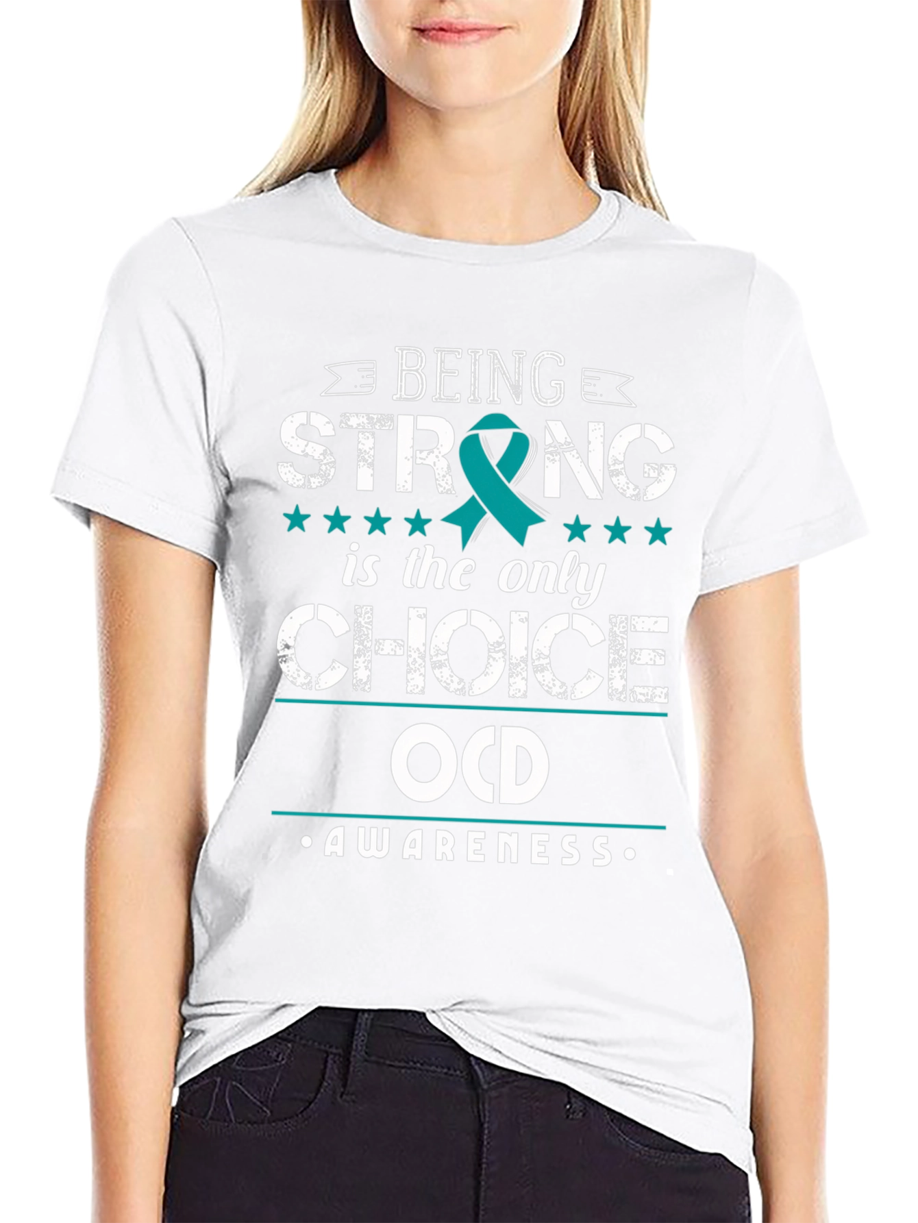 OCD Awareness Graphic Tee - Being Strong Choice T-Shirt