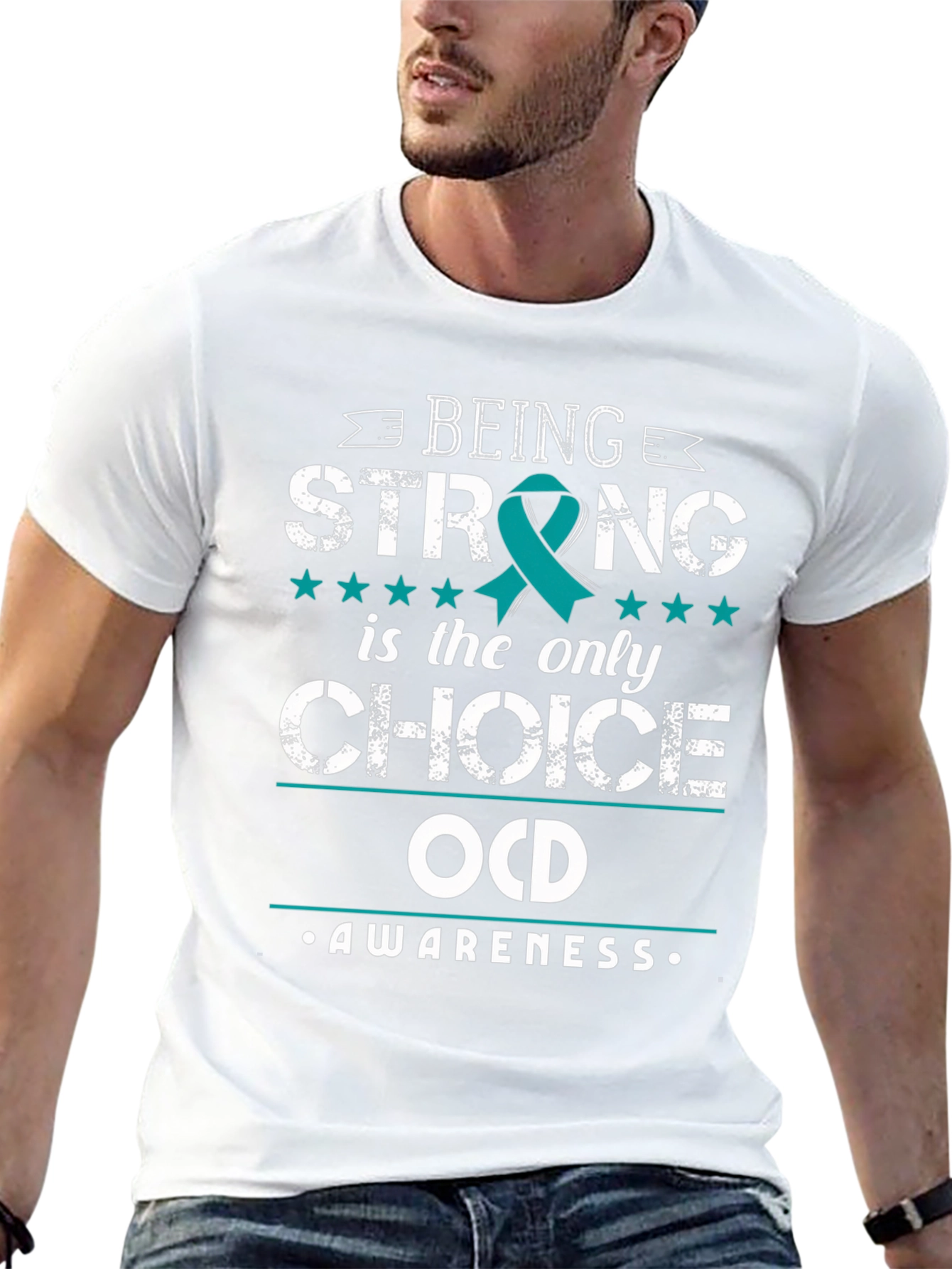 OCD Awareness Graphic Tee - Being Strong Choice T-Shirt