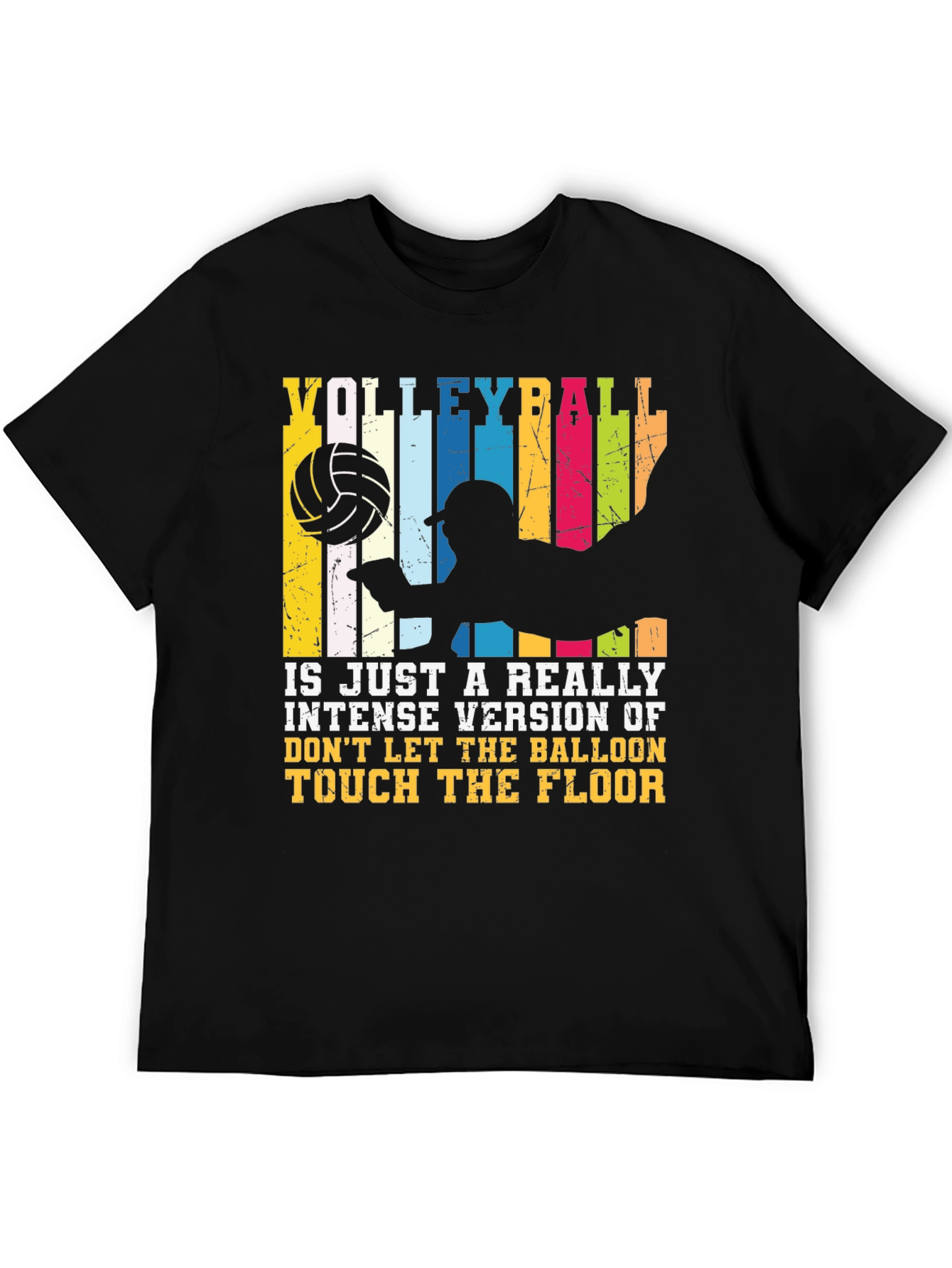 Volleyball Graphic Tee - Intense Version