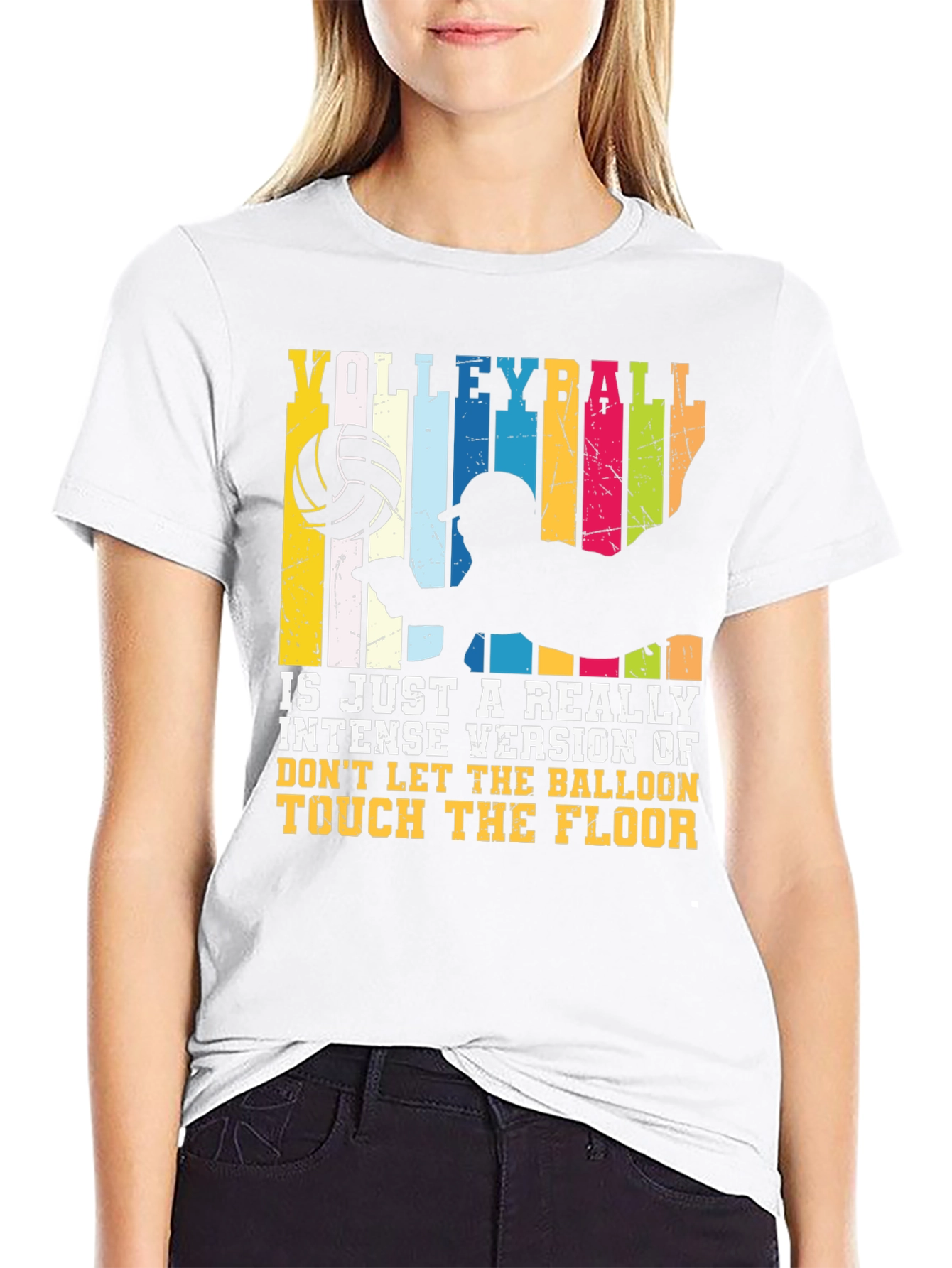 Volleyball Graphic Tee - Intense Version