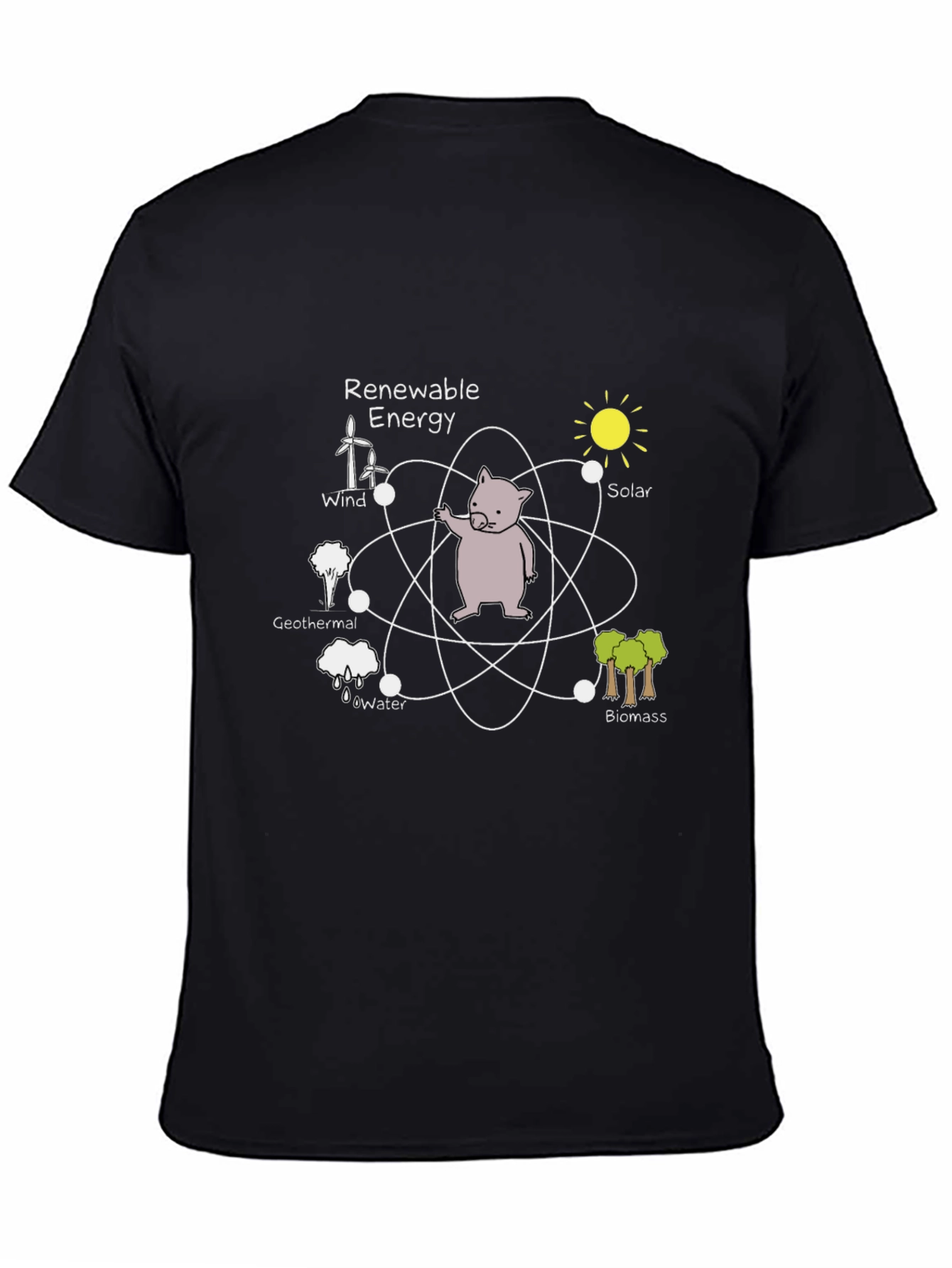 Renewable Energy Wombat Graphic Tee
