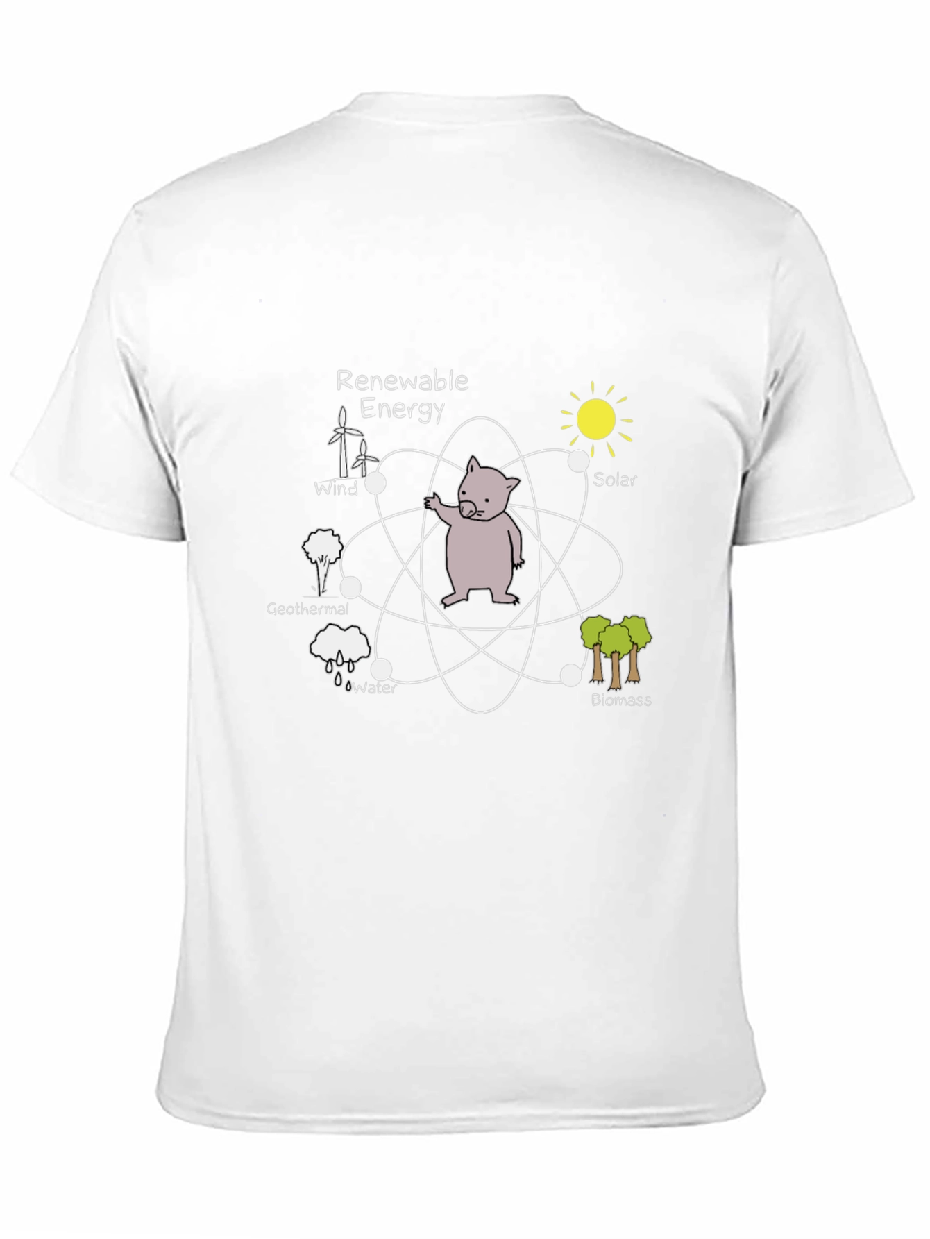 Renewable Energy Wombat Graphic Tee