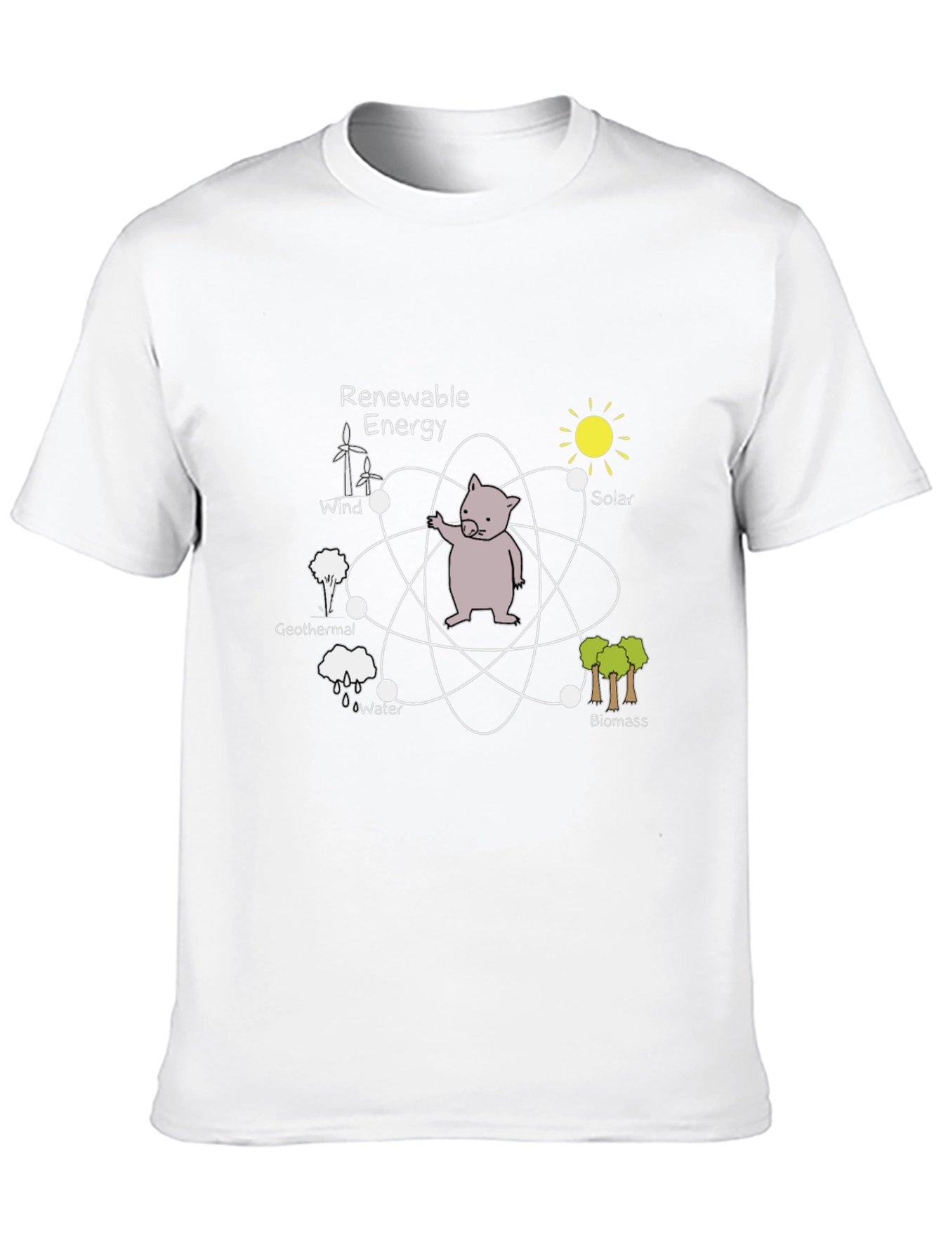 Renewable Energy Wombat Graphic Tee