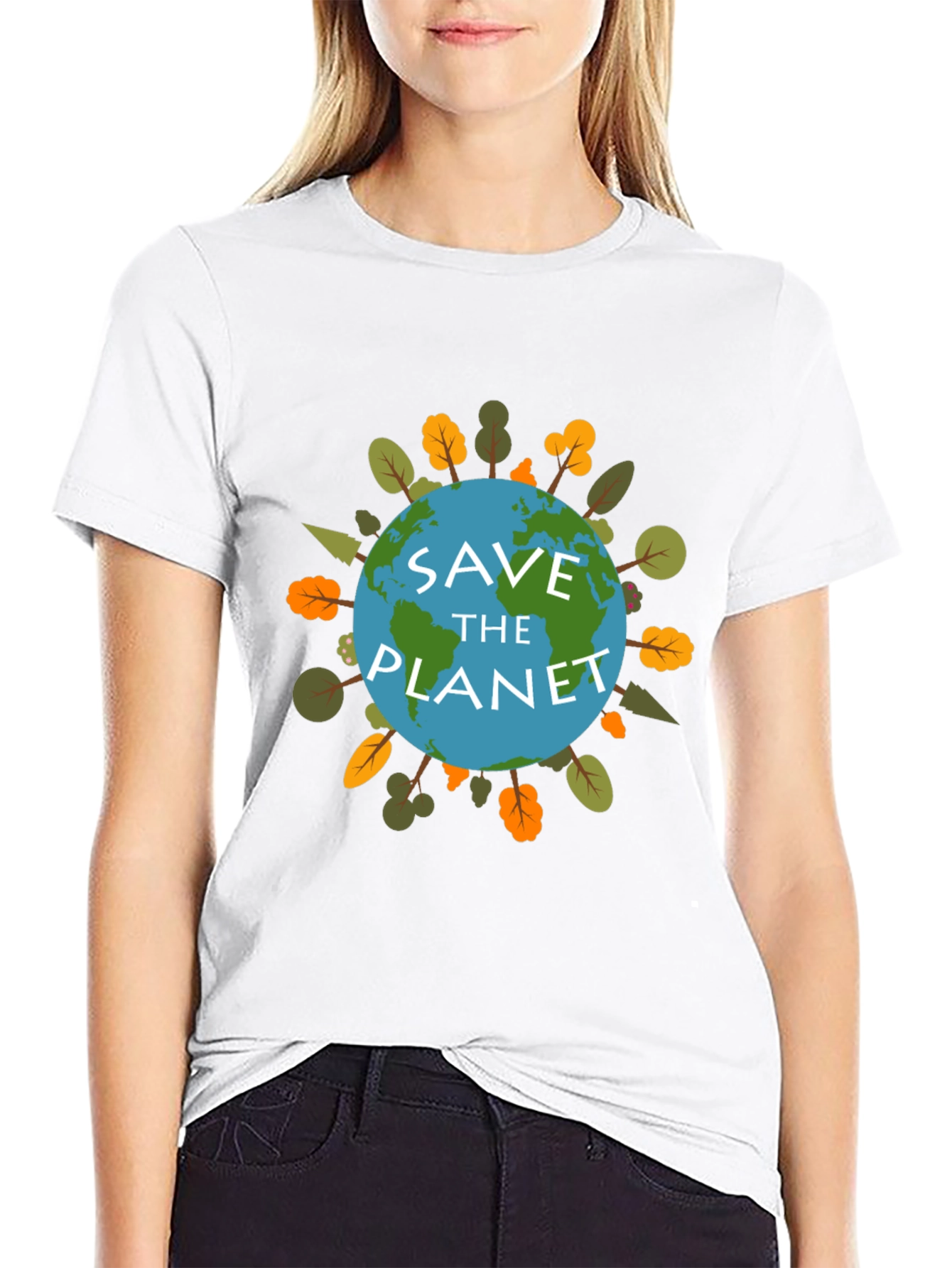 Save the Planet Earth Graphic T-Shirt