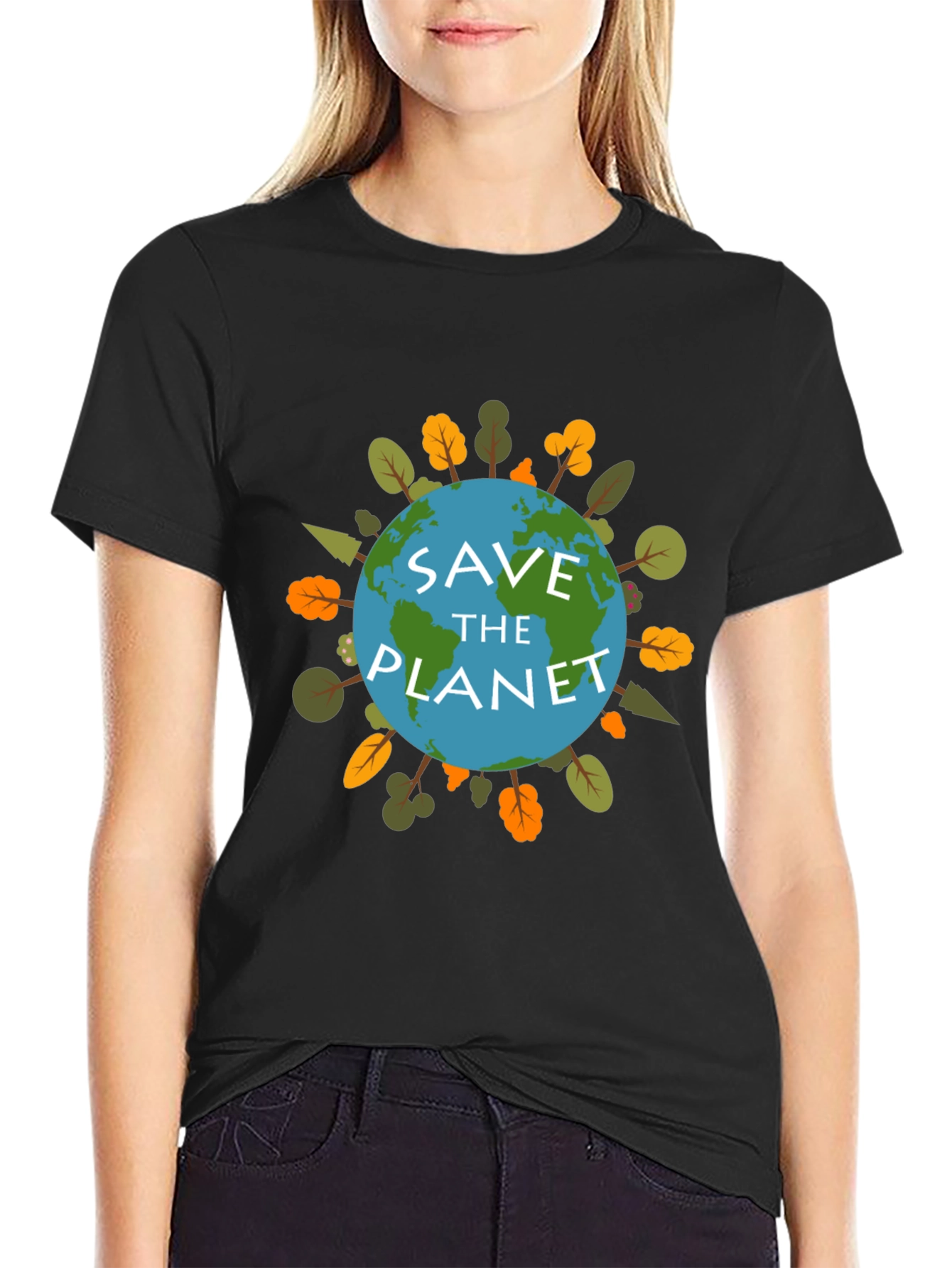 Save the Planet Earth Graphic T-Shirt