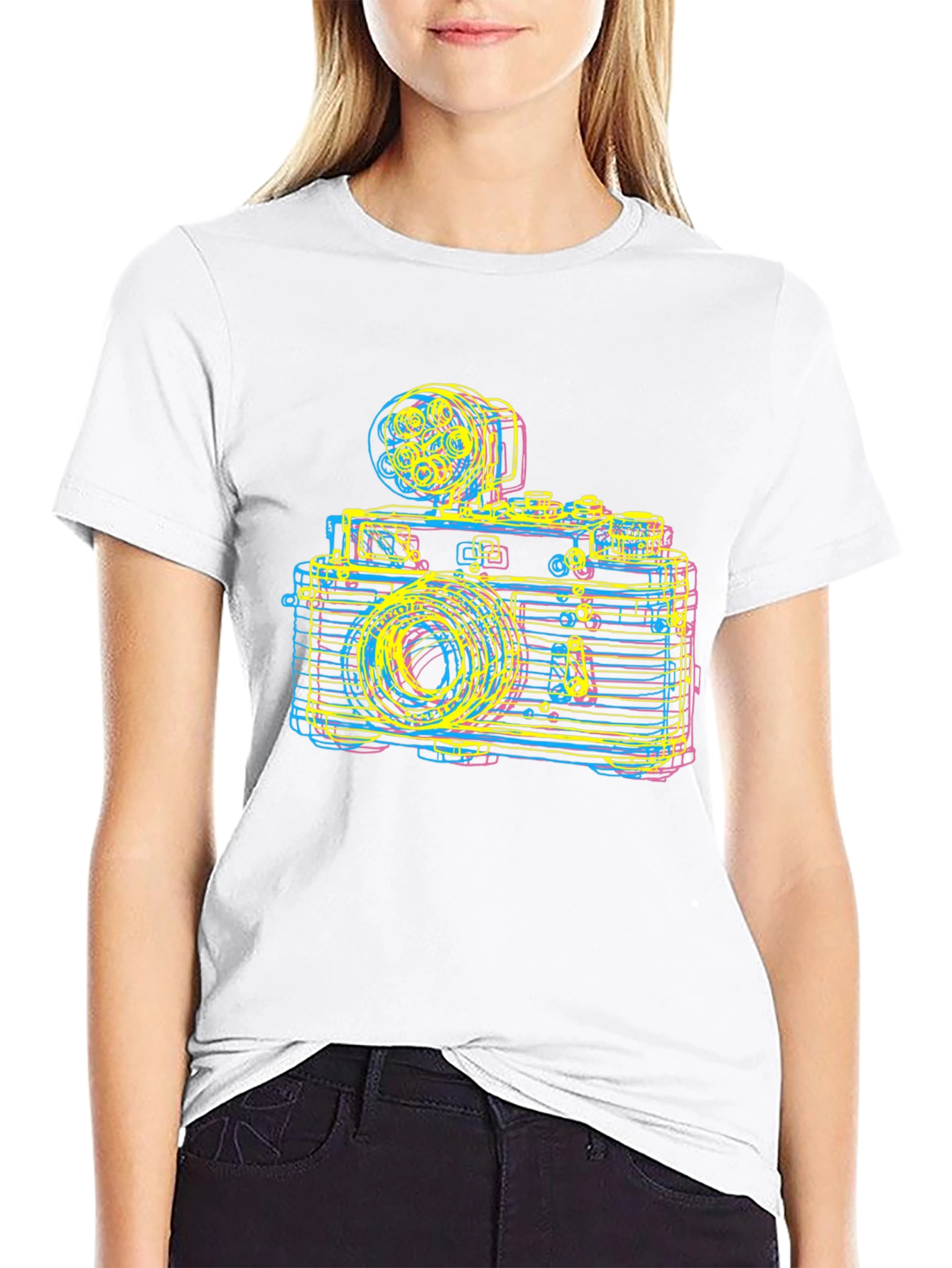 Retro Camera Graphic Tee - Classic Photography Lover Shirt