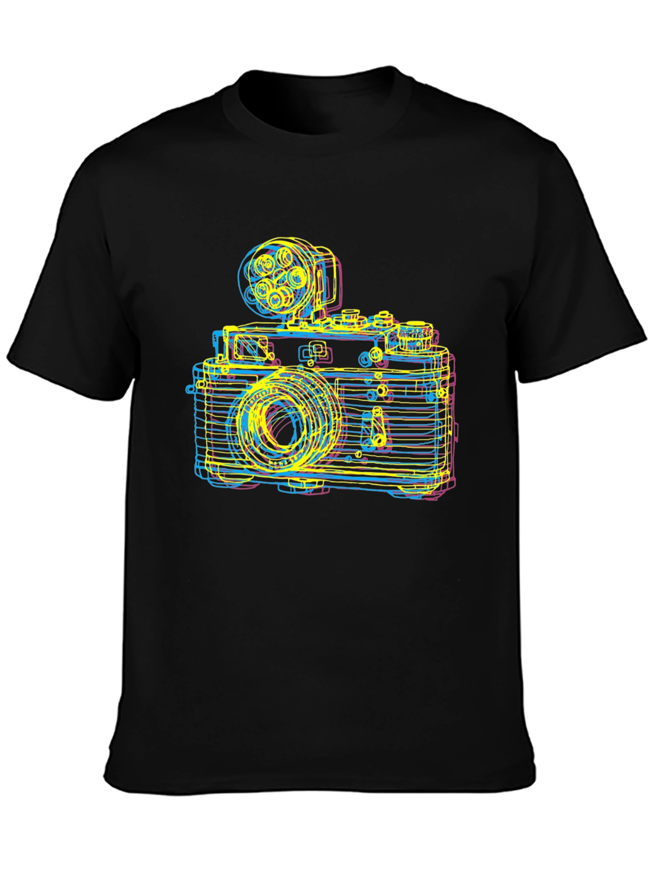 Retro Camera Graphic Tee - Classic Photography Lover Shirt