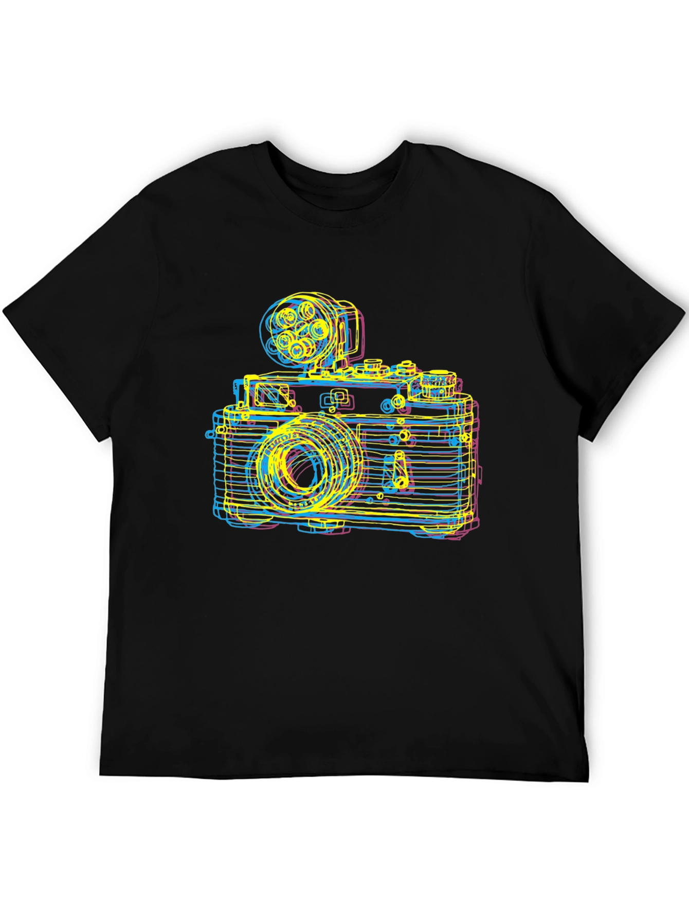 Retro Camera Graphic Tee - Classic Photography Lover Shirt