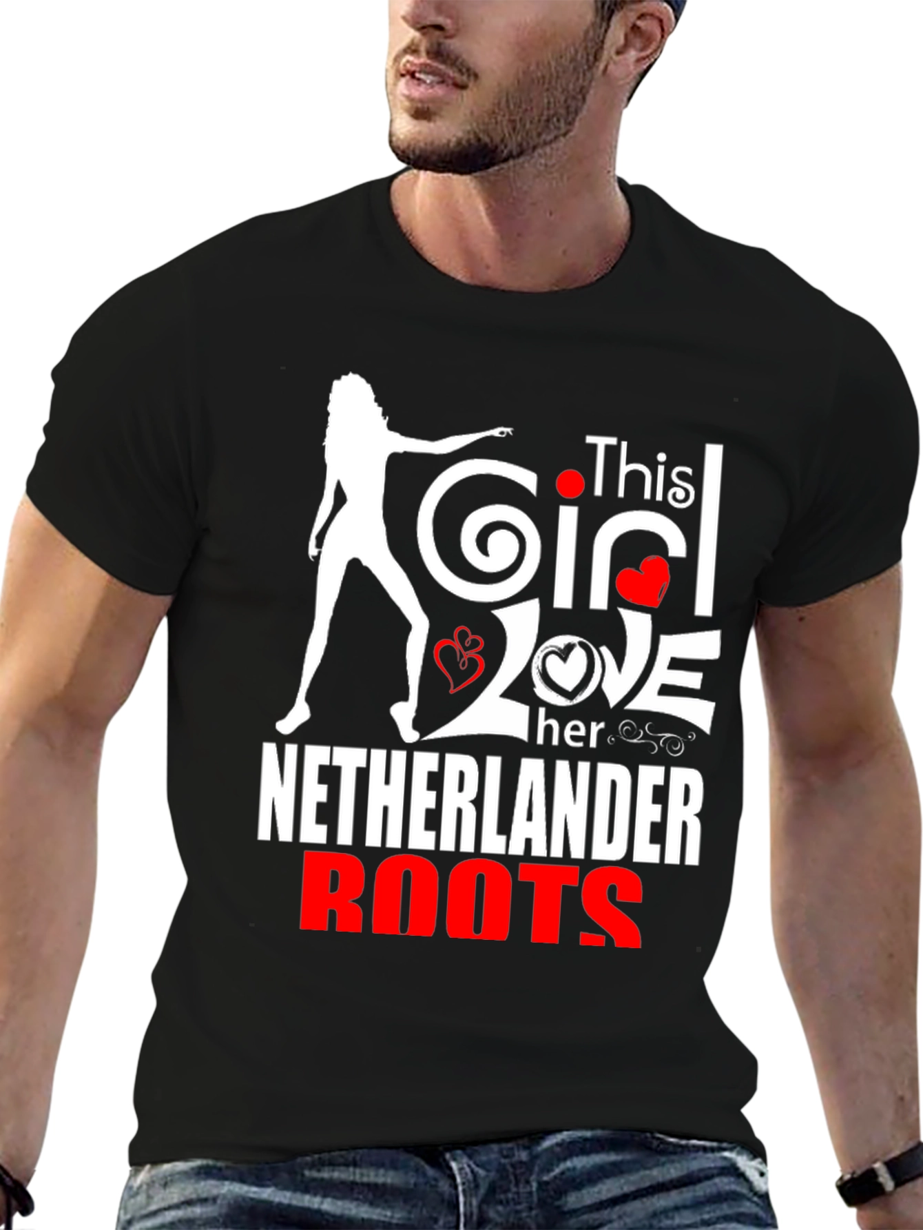 This Girl Loves Her Netherlander Roots T-Shirt