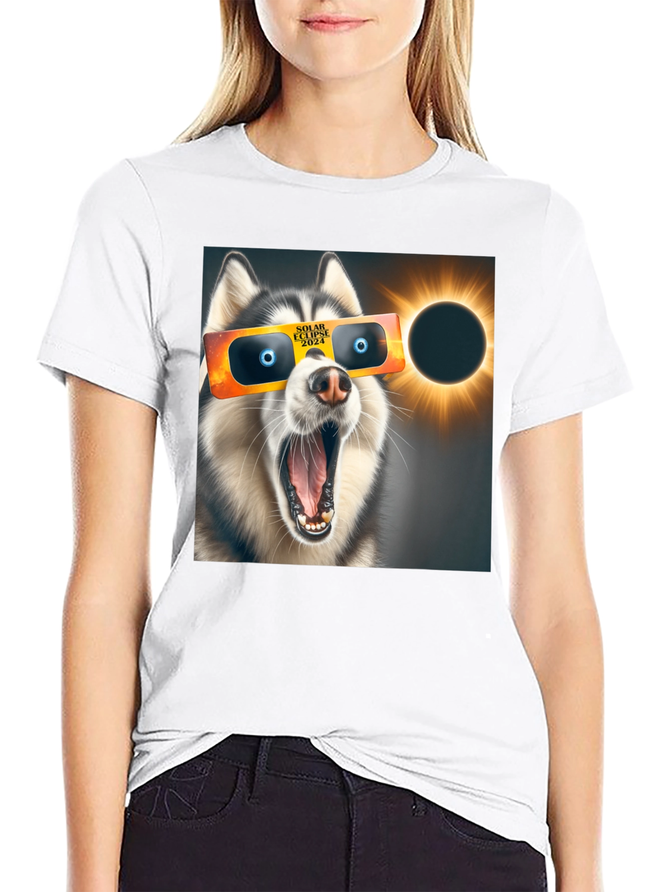 Solar Eclipse Husky T-Shirt