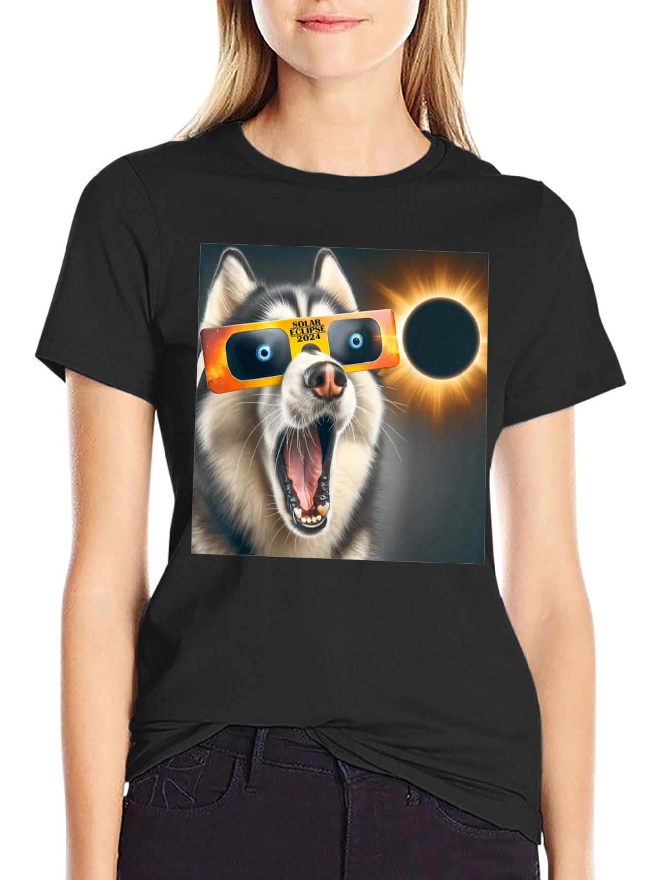 Solar Eclipse Husky T-Shirt