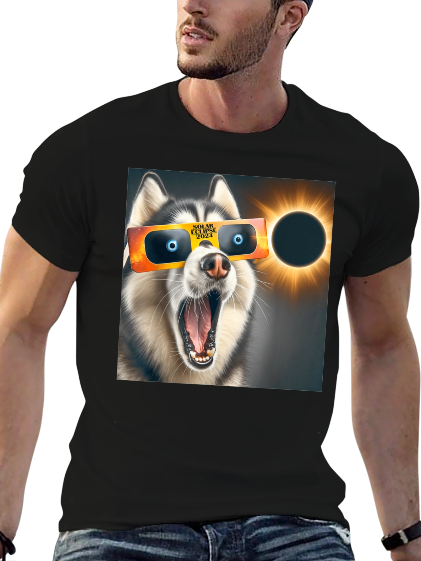 Solar Eclipse Husky T-Shirt