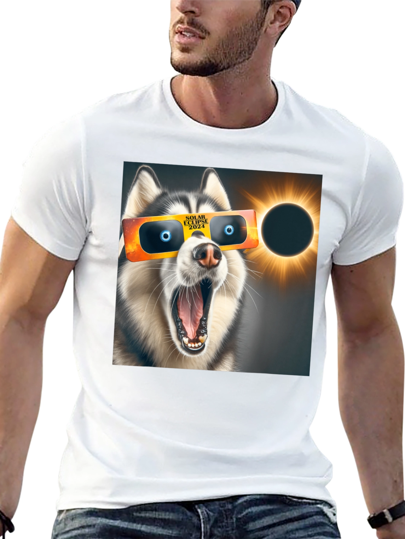 Solar Eclipse Husky T-Shirt