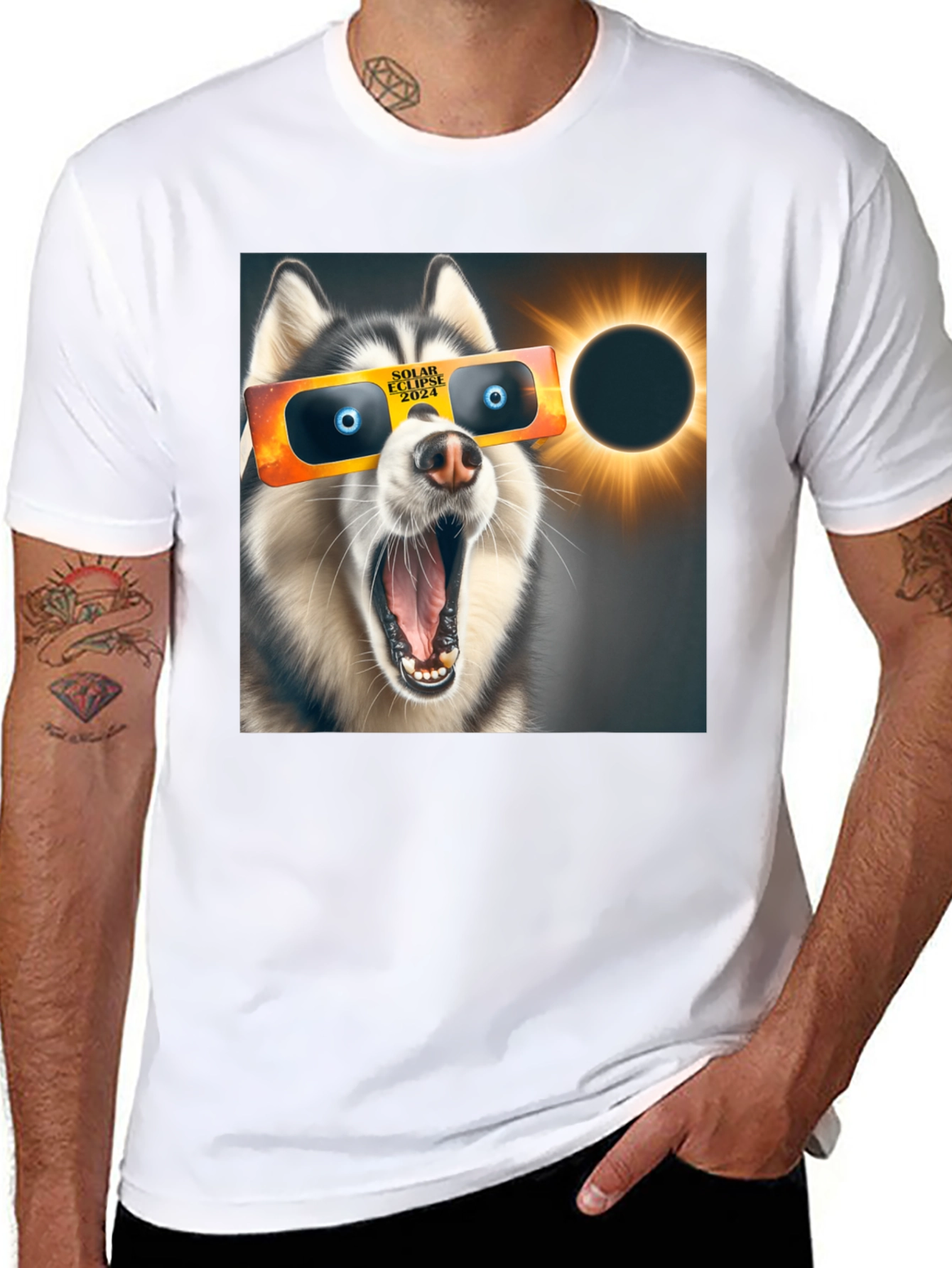 Solar Eclipse Husky T-Shirt