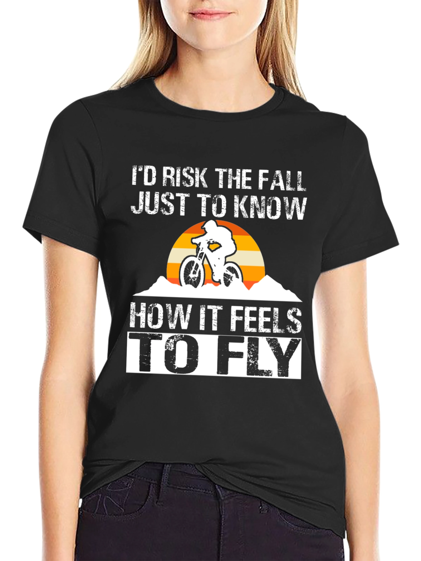 Mountain Bike Risk the Fall Graphic Tee