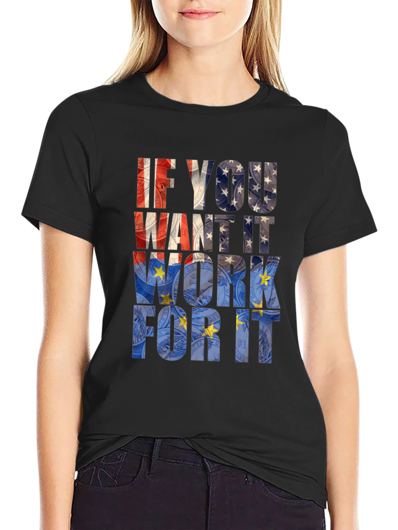 Motivational Work For It Graphic Tee