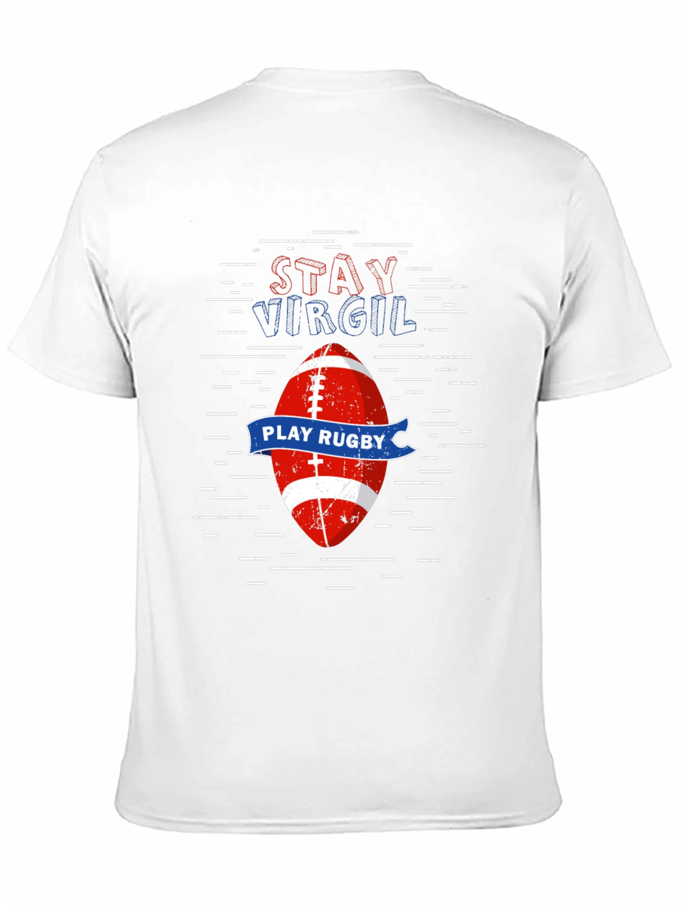 Stay Virgil Rugby T-Shirt -  Comfortable Cotton Tee