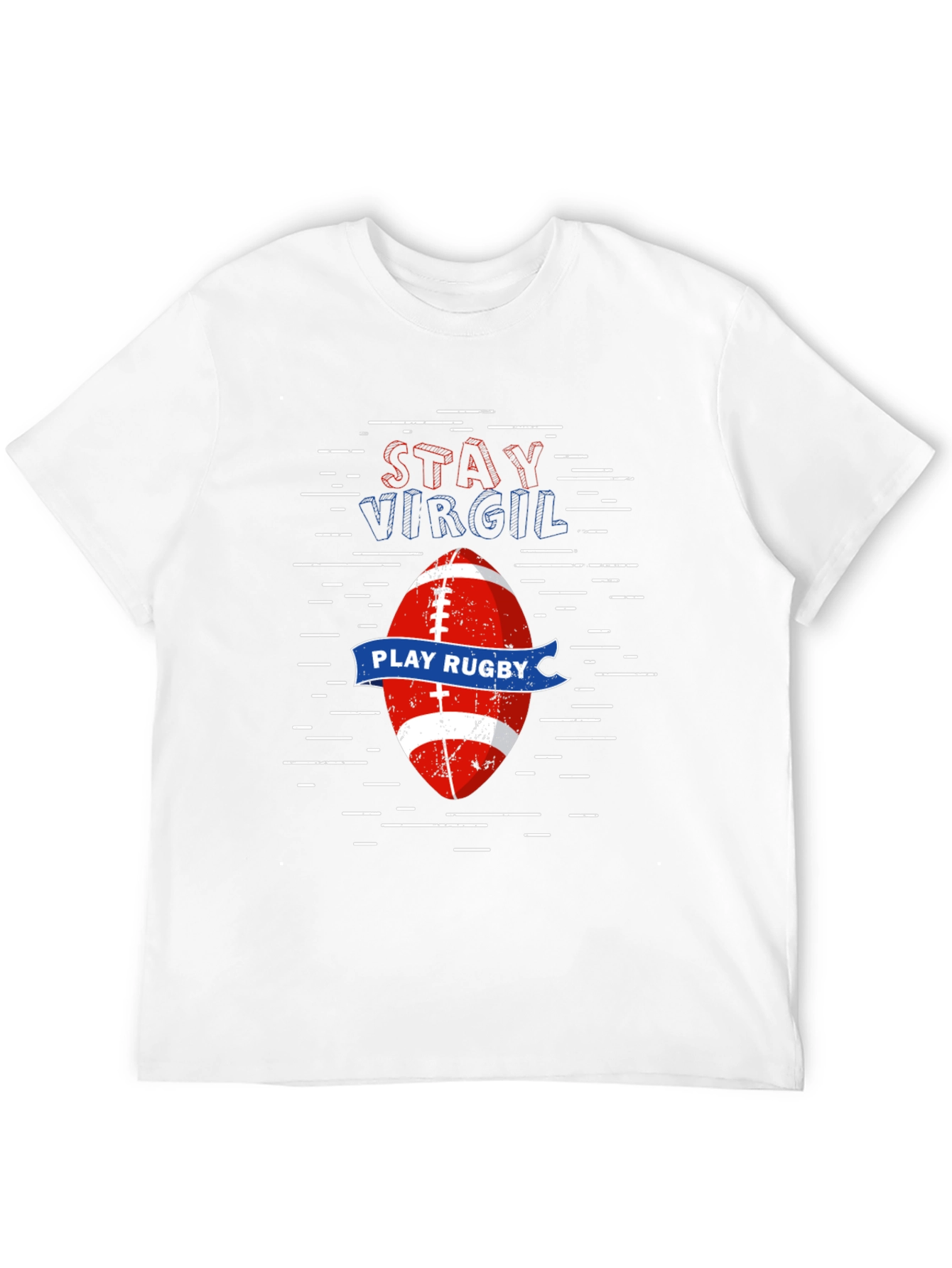 Stay Virgil Rugby T-Shirt -  Comfortable Cotton Tee