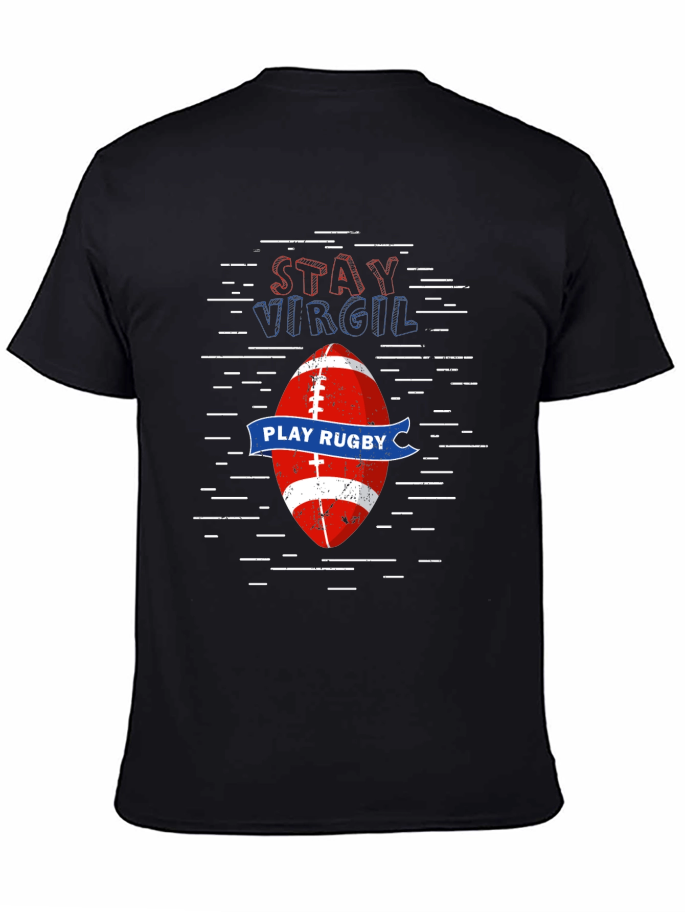 Stay Virgil Rugby T-Shirt -  Comfortable Cotton Tee