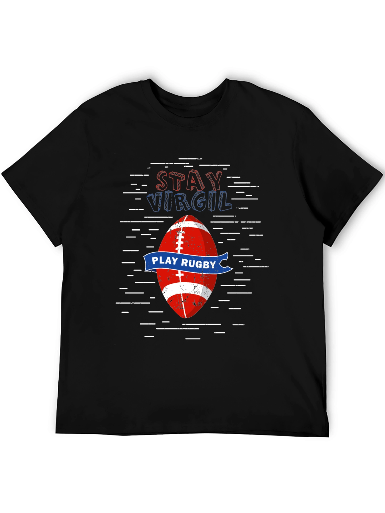 Stay Virgil Rugby T-Shirt -  Comfortable Cotton Tee