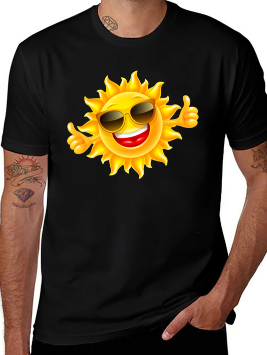 Sunny Vibes Black T-Shirt