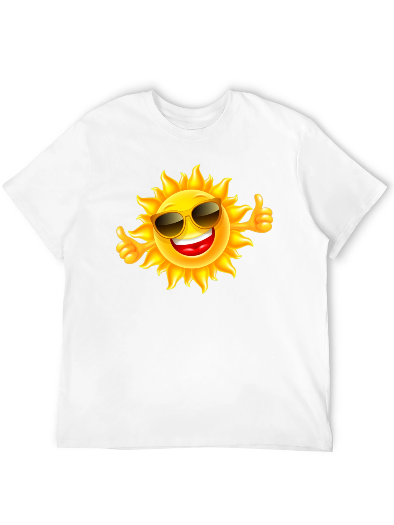 Sunny Vibes Black T-Shirt