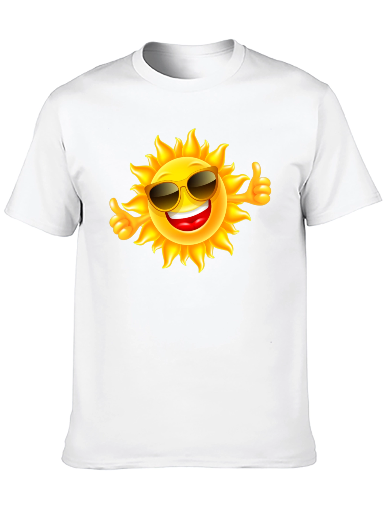 Sunny Vibes Black T-Shirt