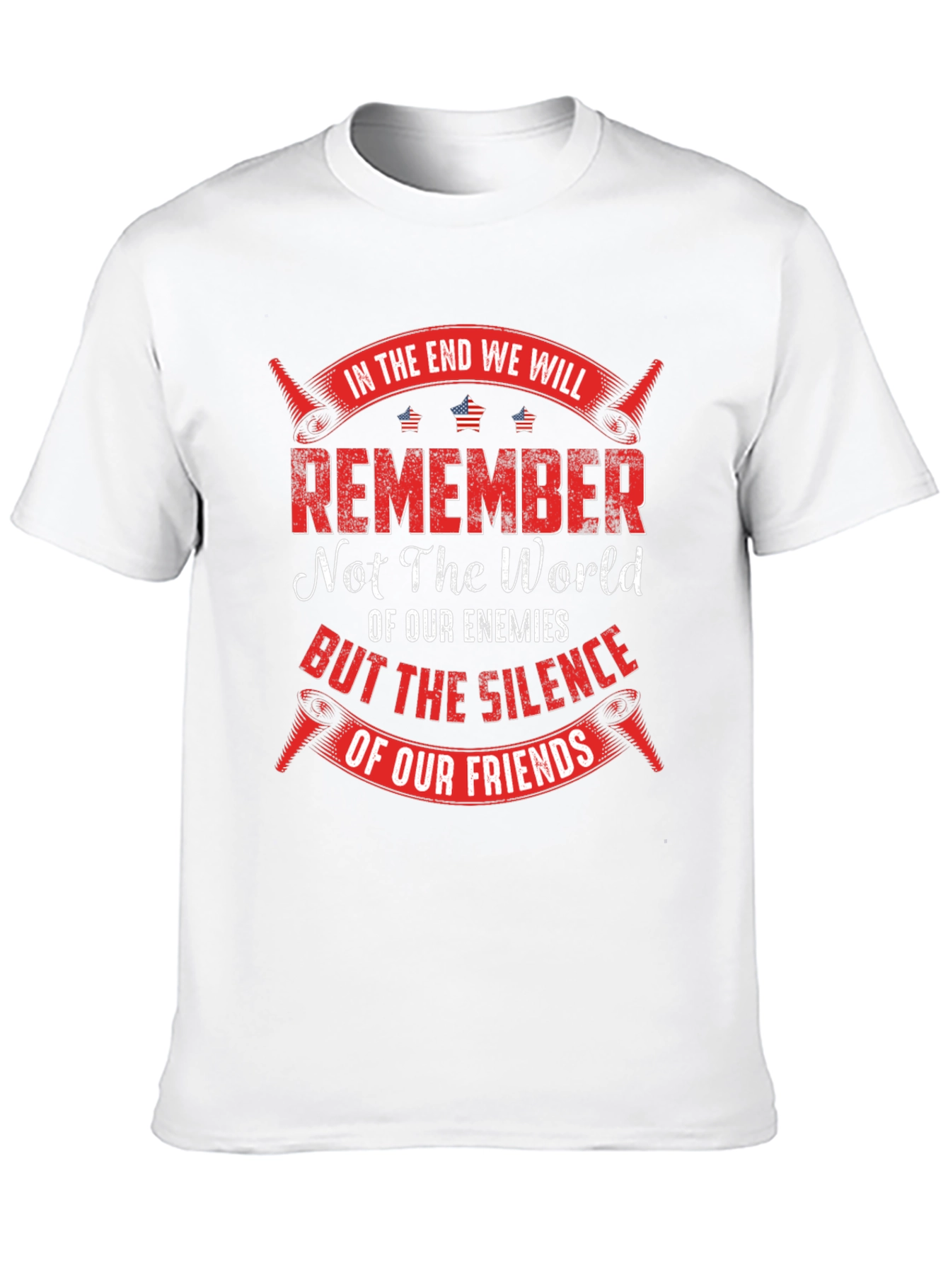 Patriotic Silence of Our Friends Graphic T-Shirt