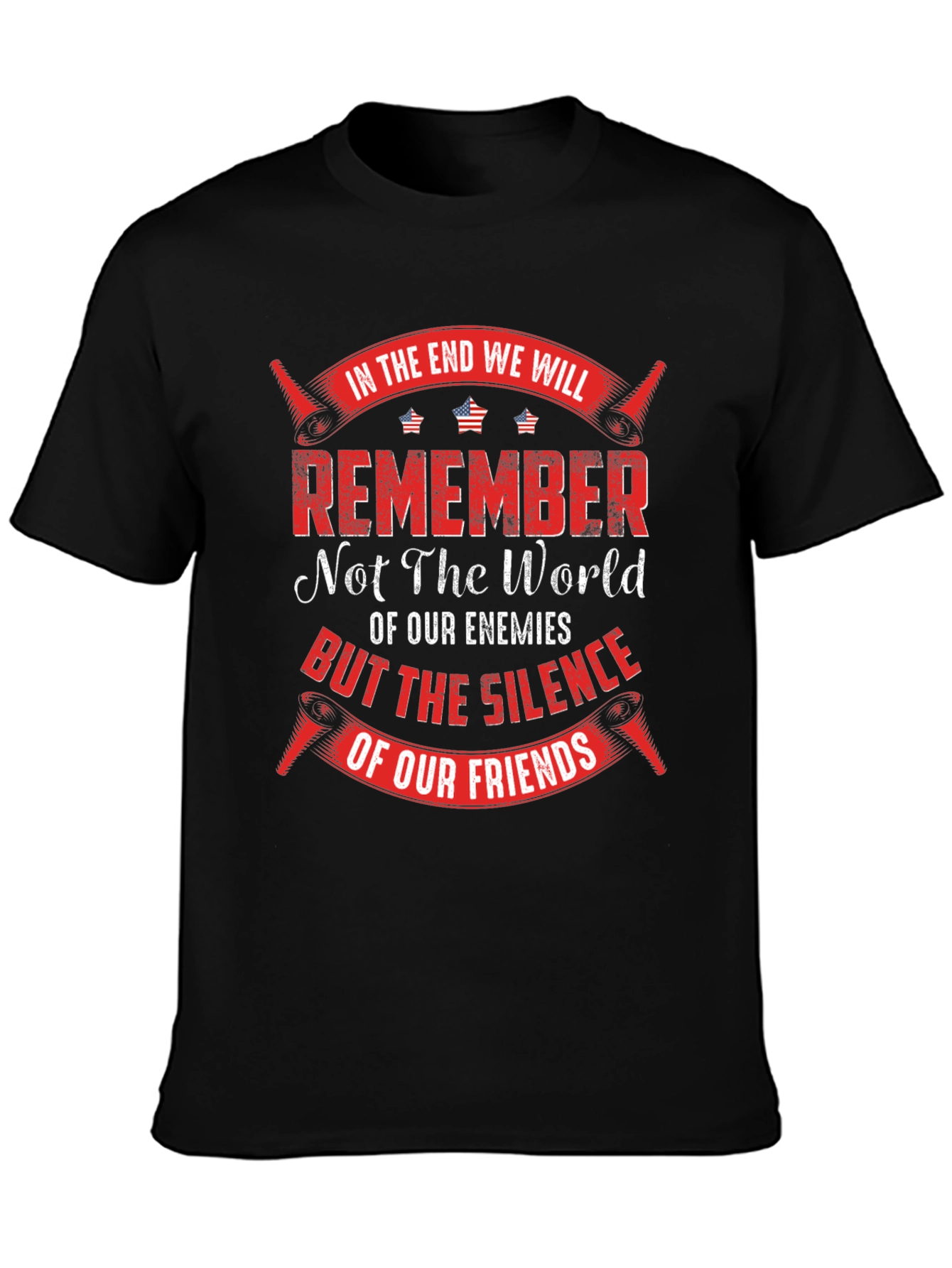 Patriotic Silence of Our Friends Graphic T-Shirt