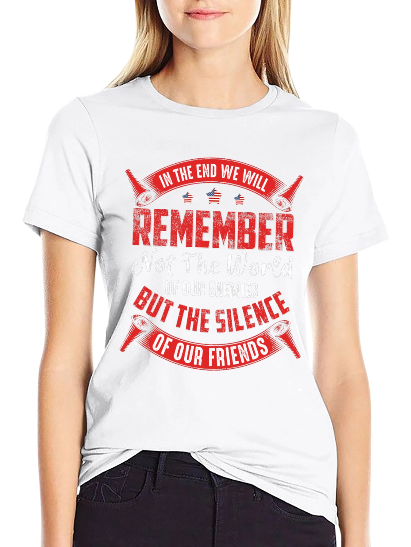 Patriotic Silence of Our Friends Graphic T-Shirt