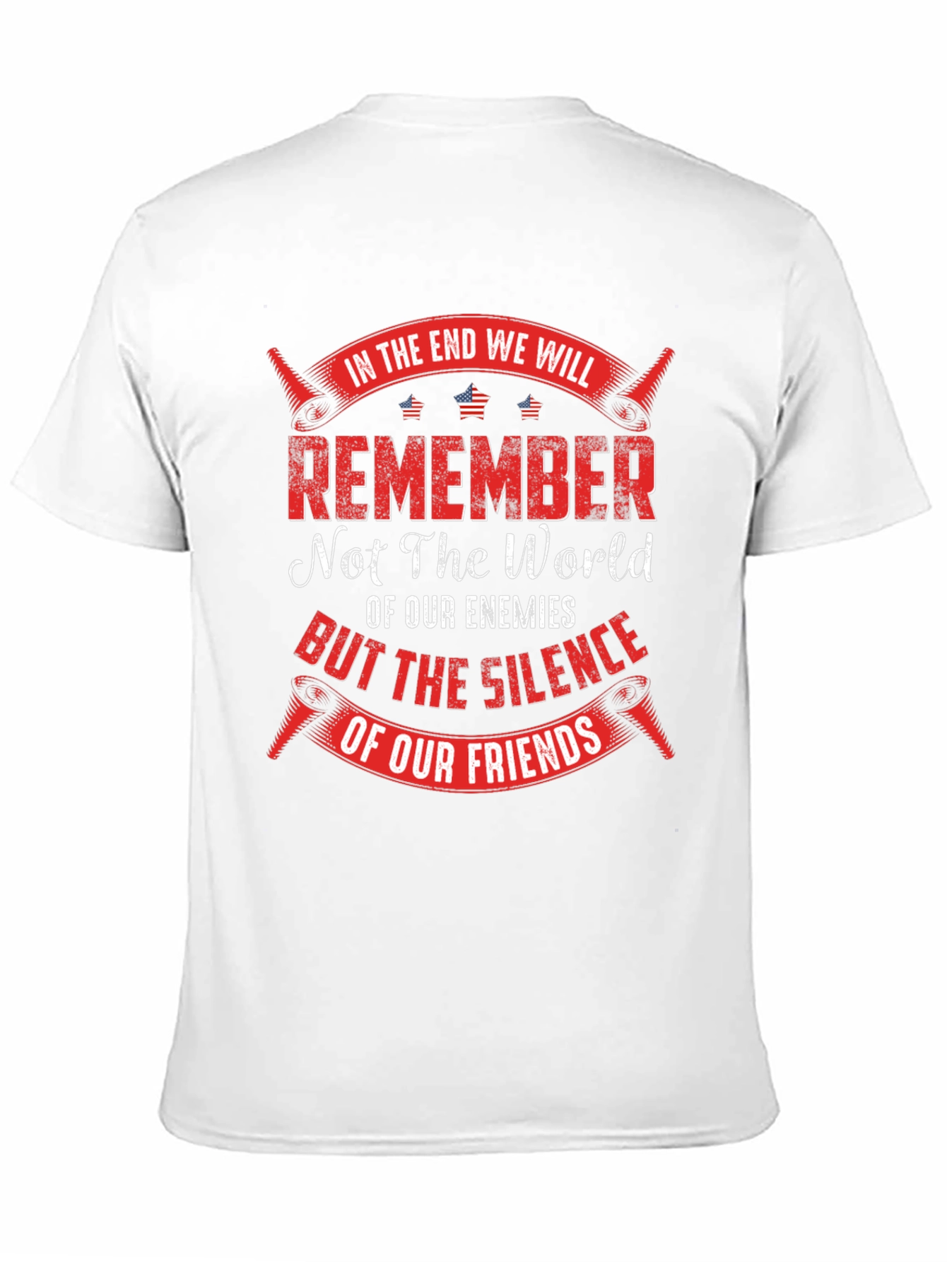 Patriotic Silence of Our Friends Graphic T-Shirt