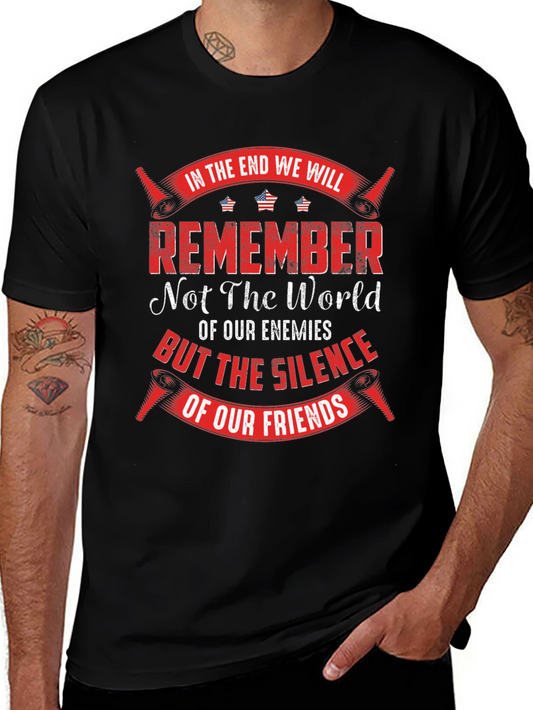 Patriotic Silence of Our Friends Graphic T-Shirt