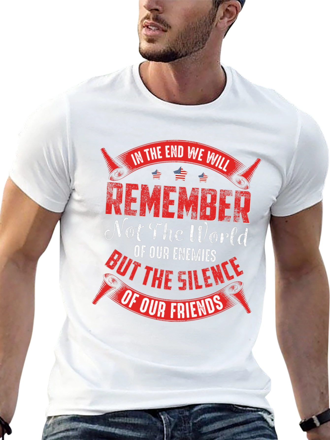Patriotic Silence of Our Friends Graphic T-Shirt