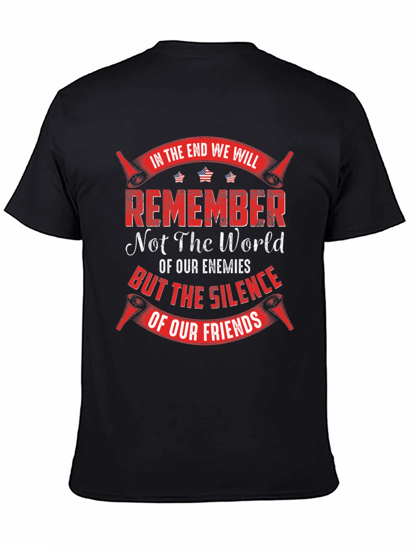 Patriotic Silence of Our Friends Graphic T-Shirt