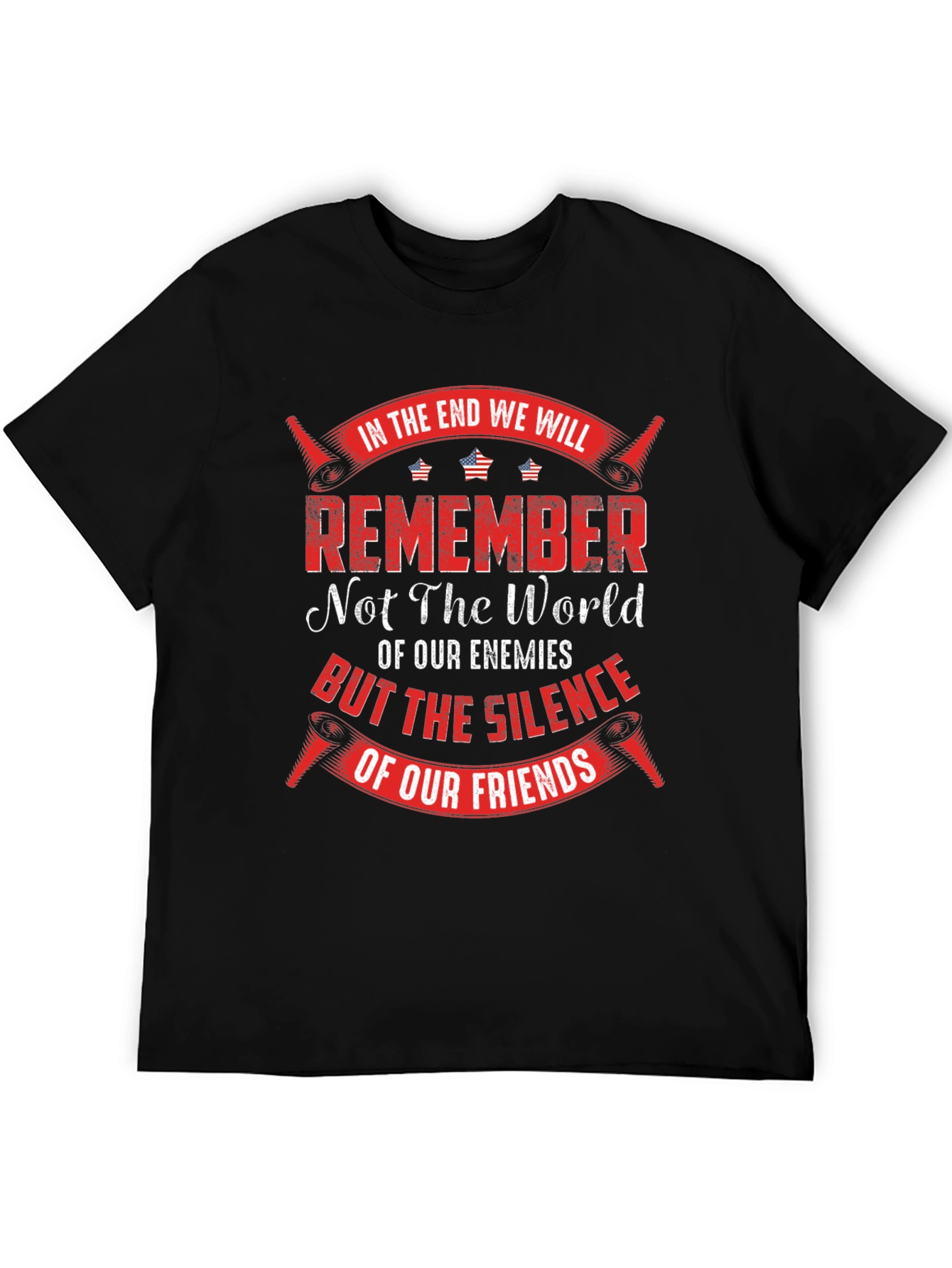 Patriotic Silence of Our Friends Graphic T-Shirt
