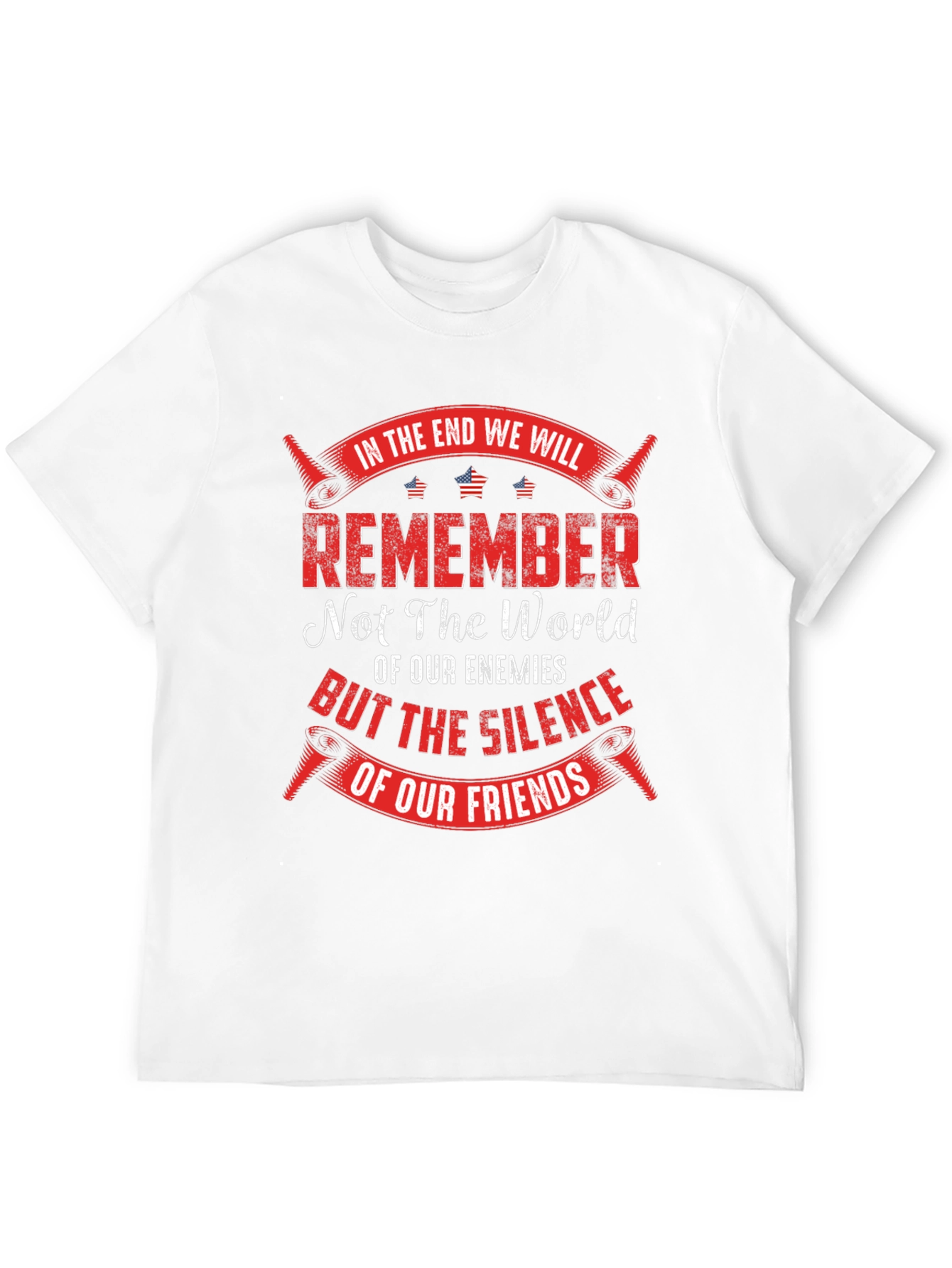 Patriotic Silence of Our Friends Graphic T-Shirt
