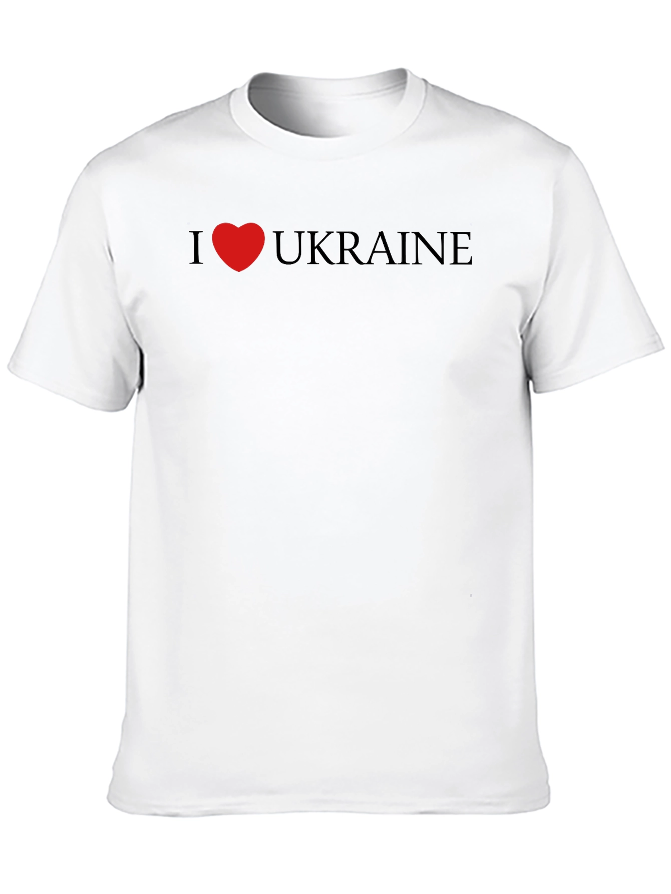 I Heart Ukraine Graphic Tee - Black