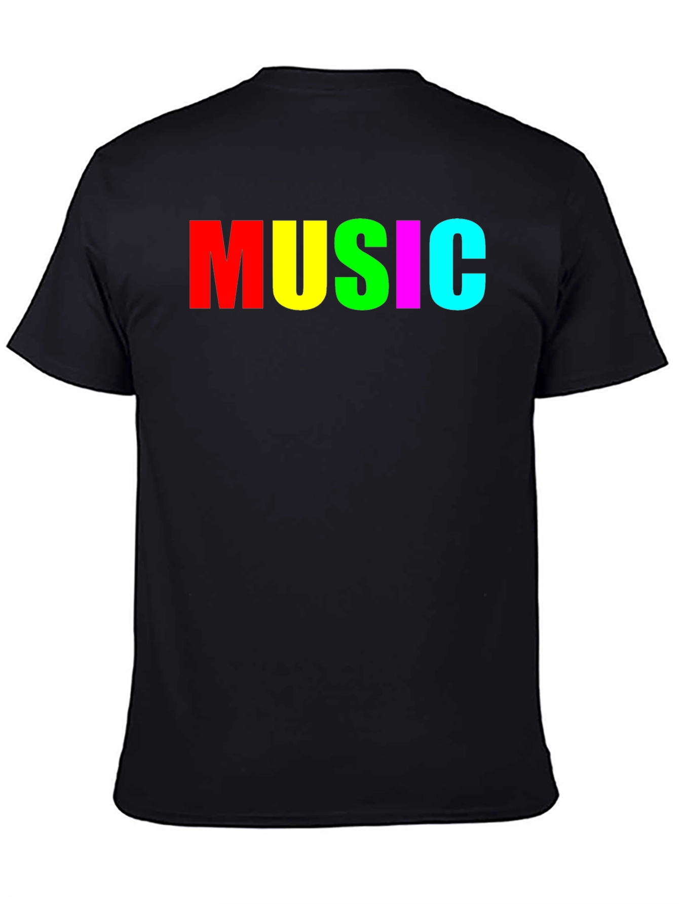 Colorful MUSIC Graphic Tee