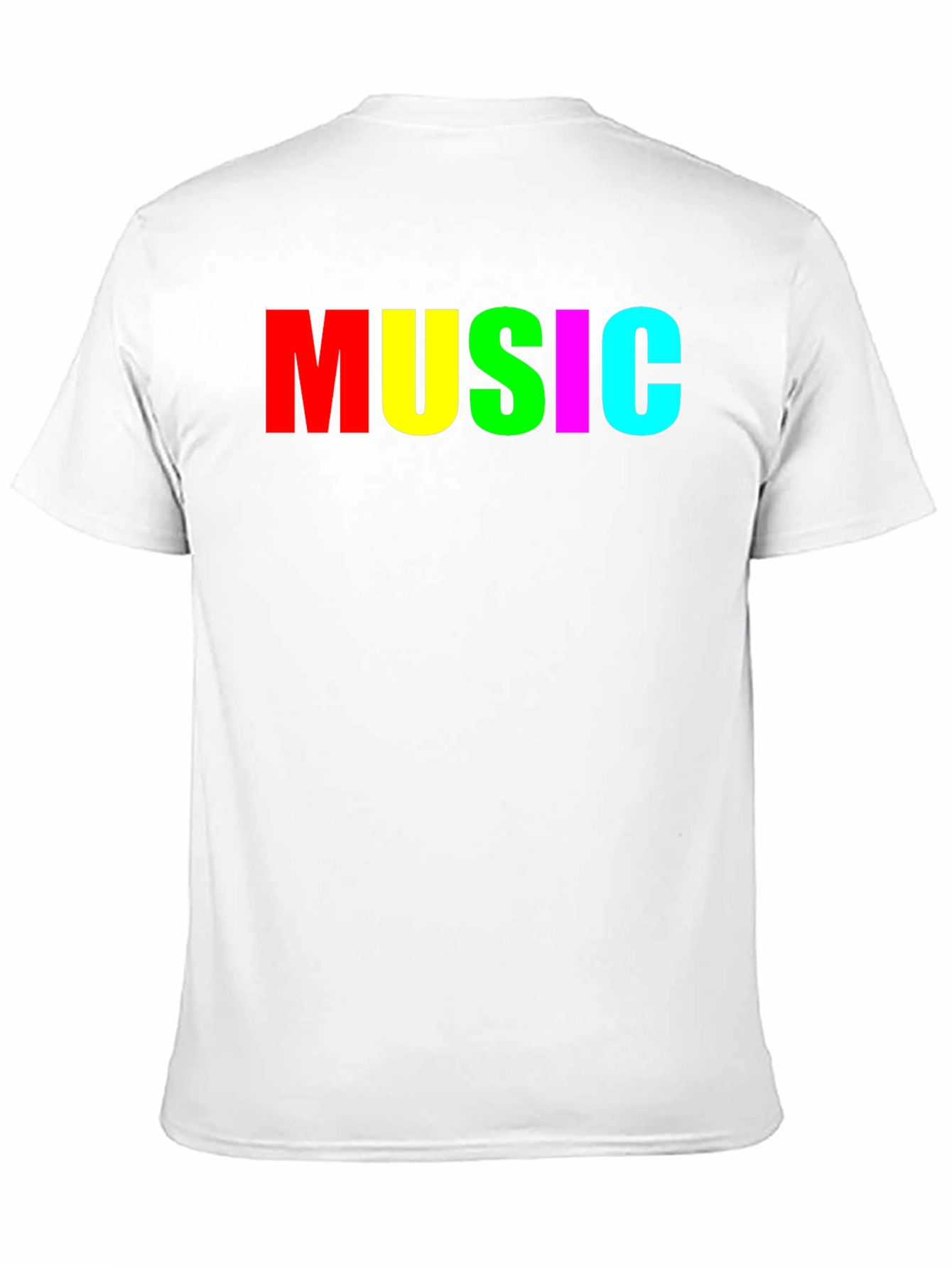 Colorful MUSIC Graphic Tee