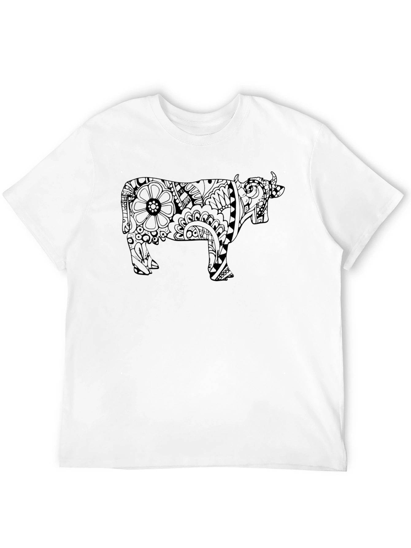 Black Cow Graphic T-Shirt