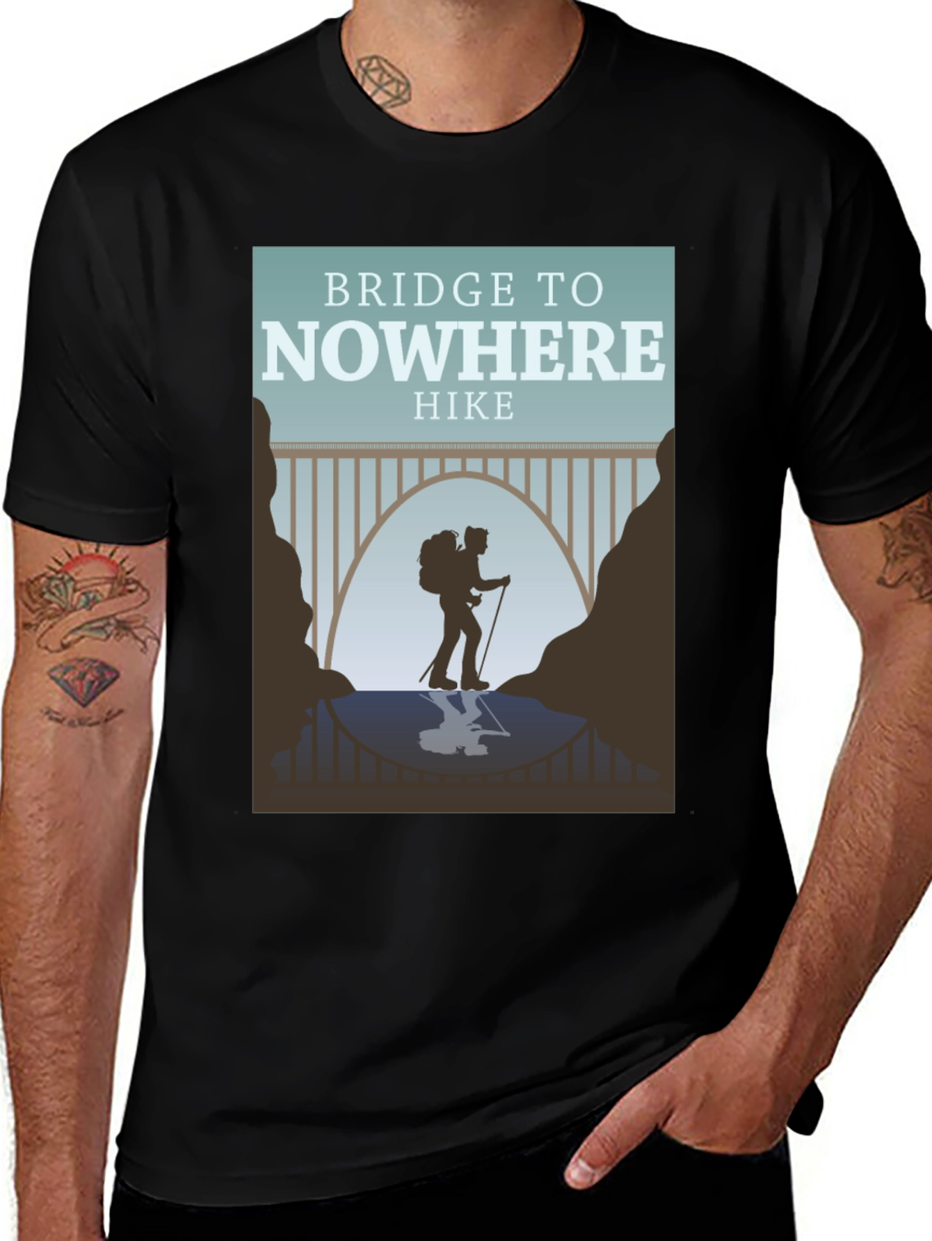 Bridge to Nowhere Hike T-Shirt - Adventure Apparel