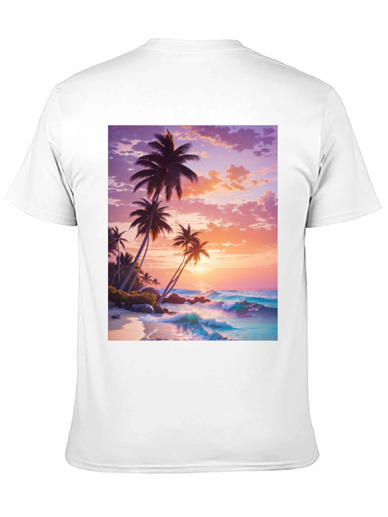 Sunset Palm Tree Graphic Tee