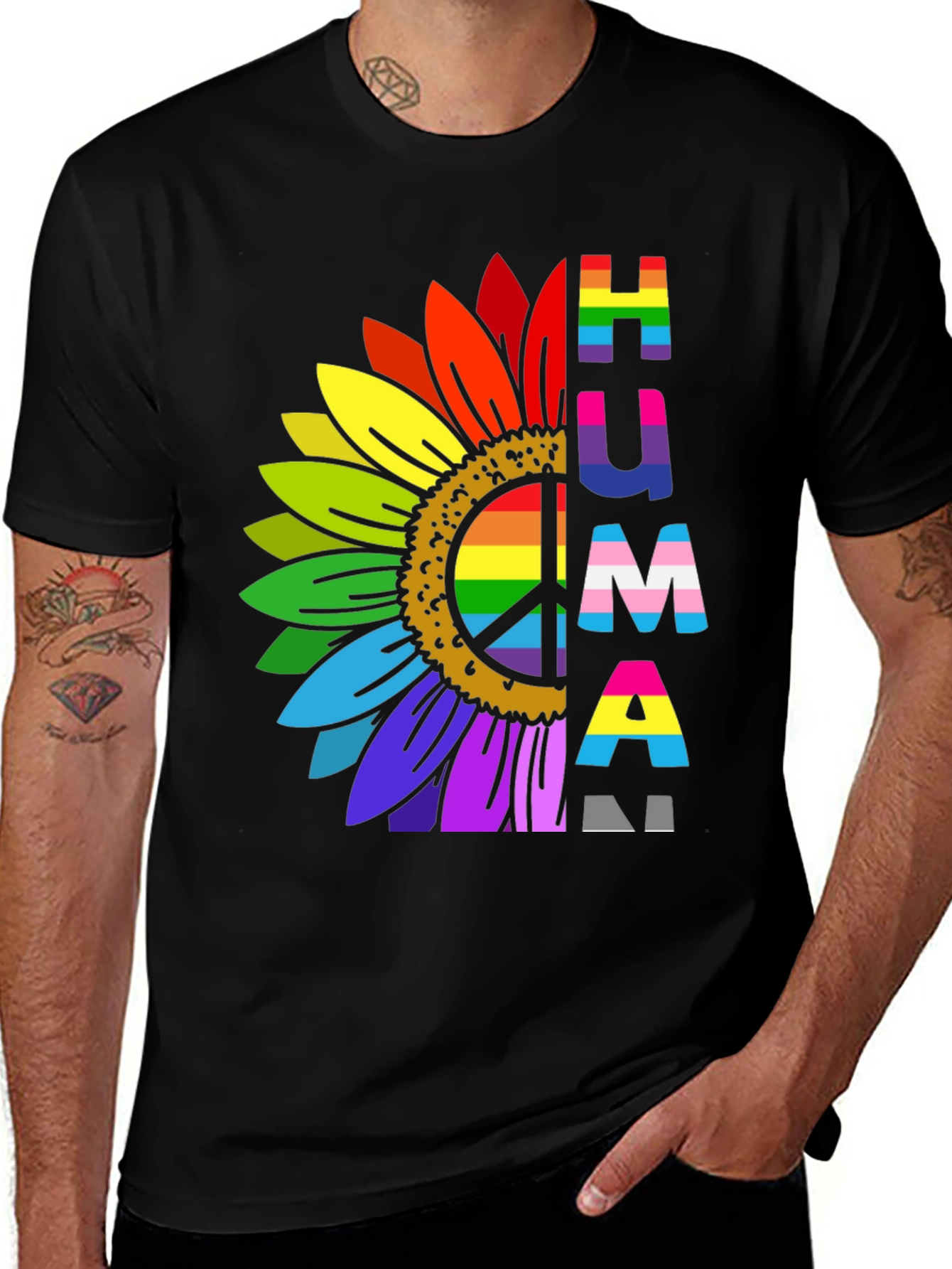 Human Sunflower Pride T-Shirt