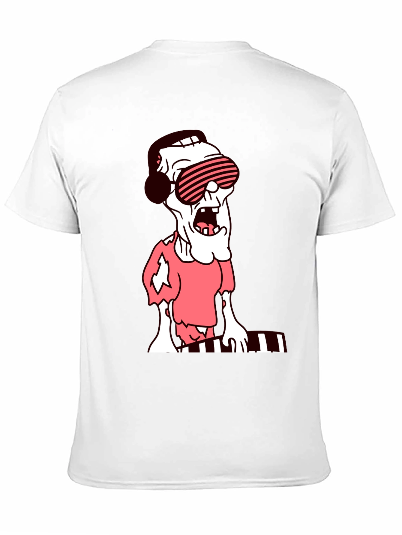 Zombie DJ Graphic T-Shirt - Unique Music Lover Tee