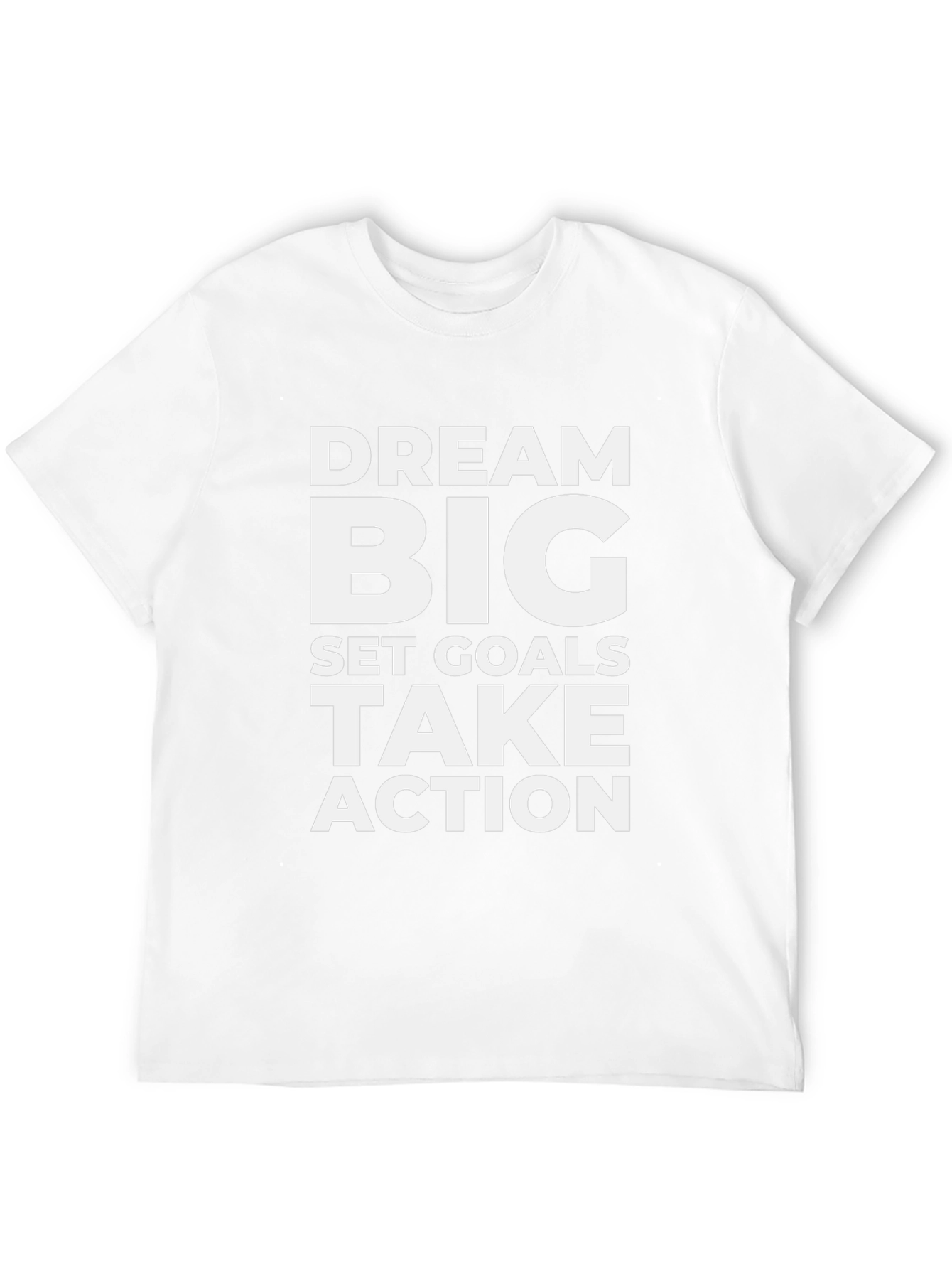 Dream Big Graphic T-Shirt - Motivational Black Tee