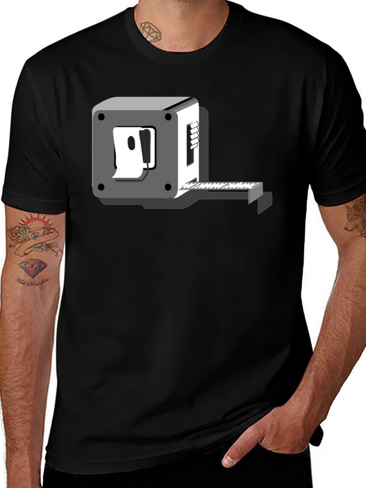 Novelty Graphic Tee - Tape Measure Humor