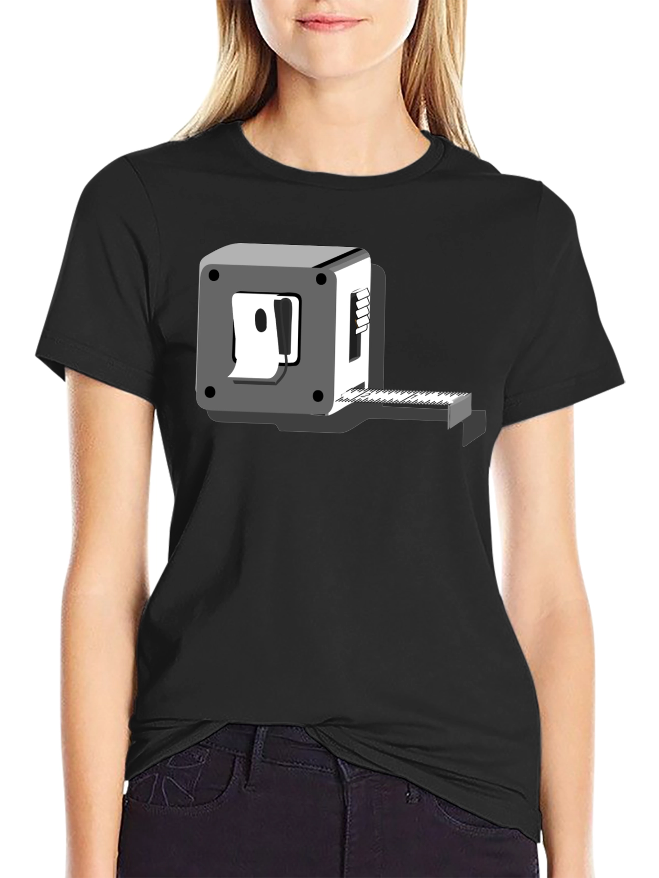 Novelty Graphic Tee - Tape Measure Humor